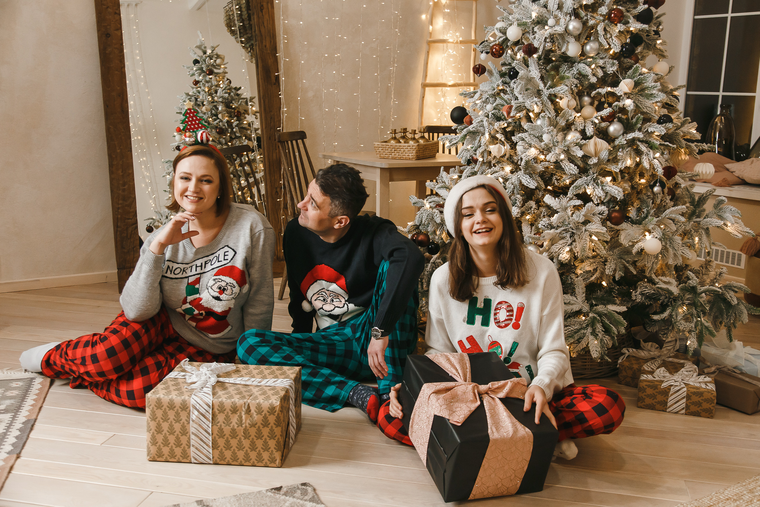 Семейная новогодняя фотосессия