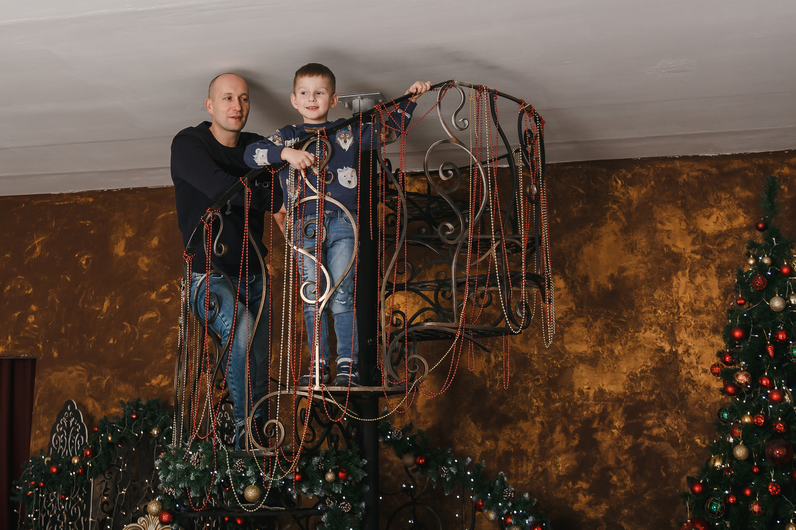 Новогодняя фотосессия в студии Мапед