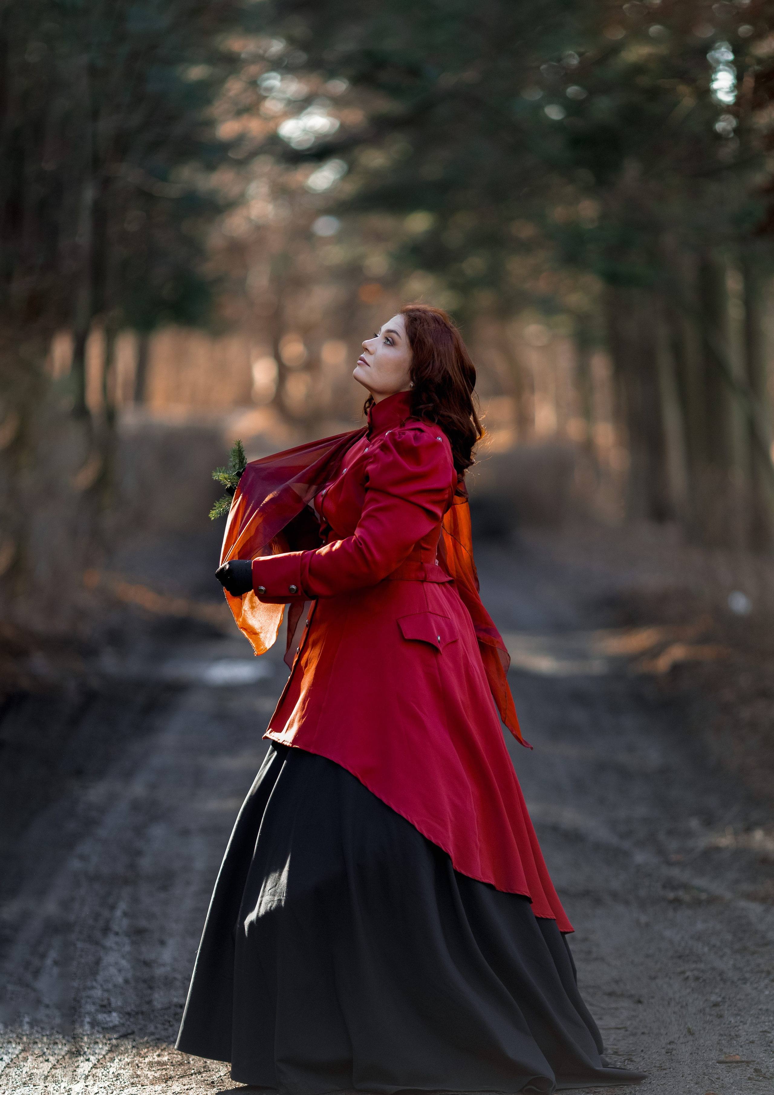 Женский портрет уличный. Семейный фотограф Москва и область Дербунова Елена