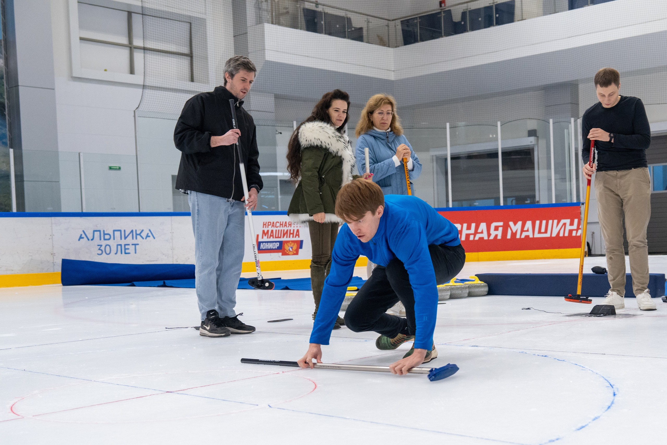 Керлинг для компании Р-Фарм. Репортажный фотограф в Красной Поляне и Сочи Павлюченко Екатерина