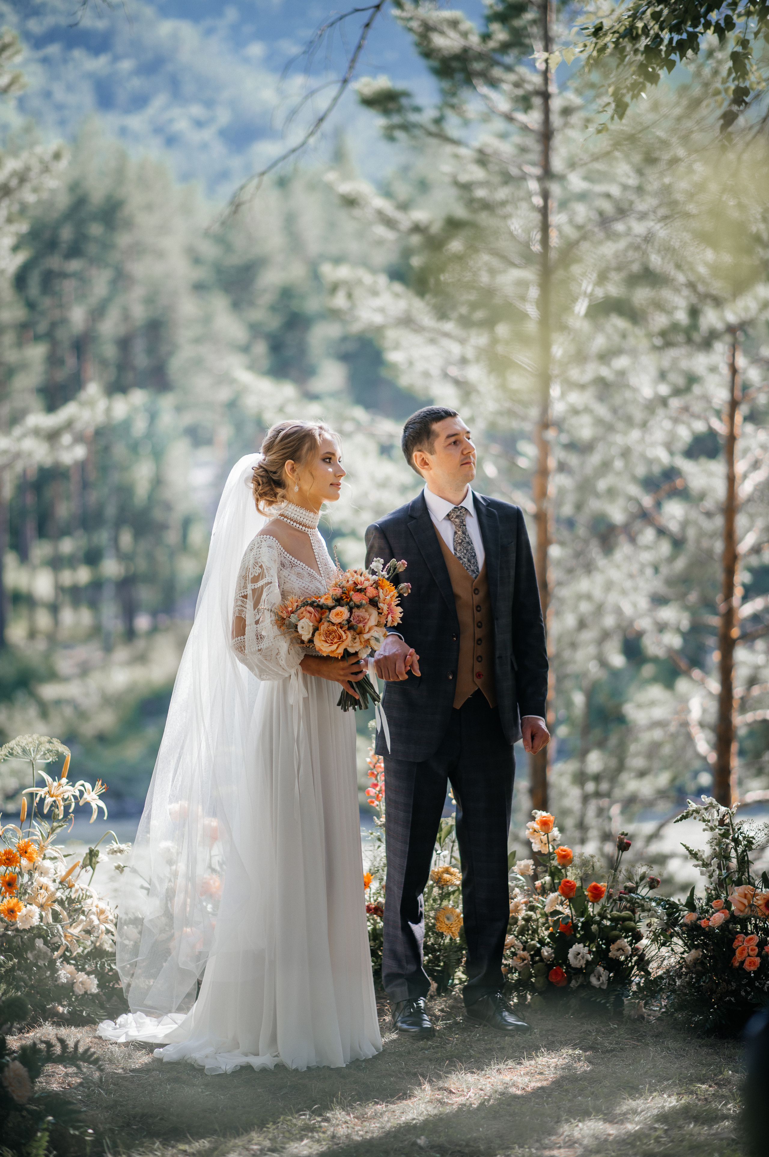 Игорь и Виктория. Свадебная  съемка на Алтае