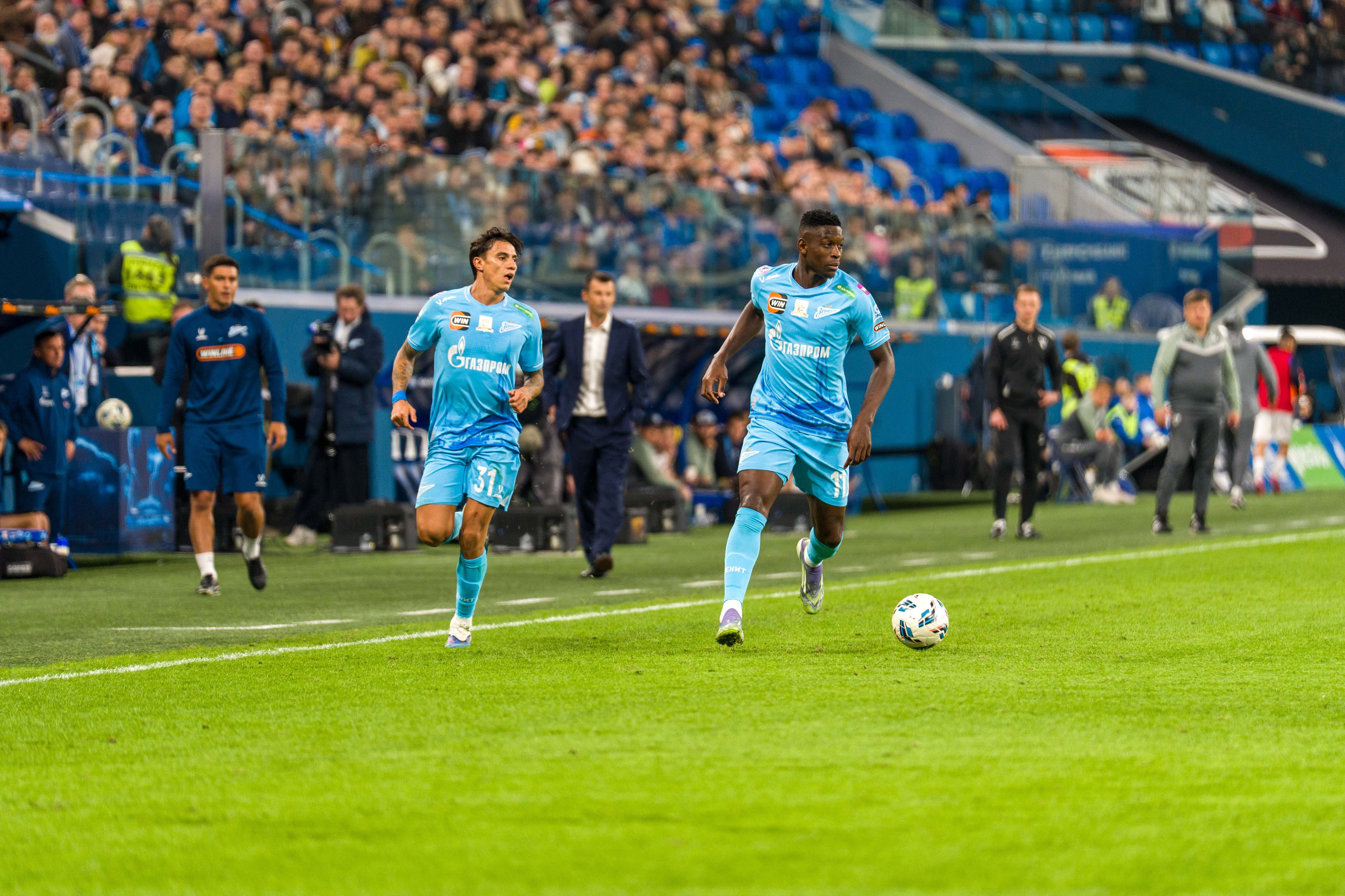 Zenit vs Baltika — RPL 2025/26 match gallery at Gazprom Arena | Anton Gauf. Sports Photographer in Saint Petersburg | Anton Hauff