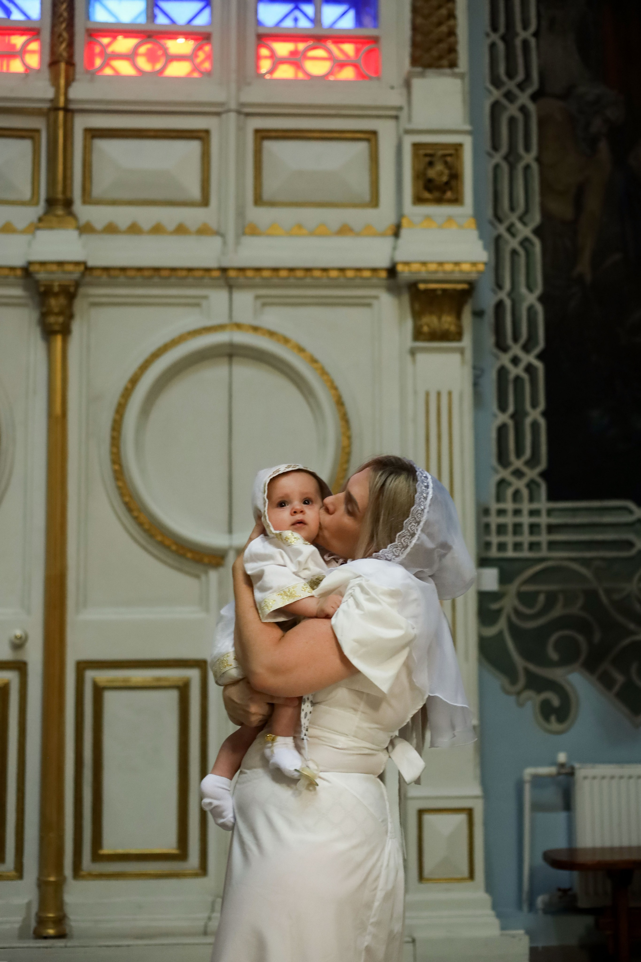 Таинство крещения. Фотограф новорожденных Саратов