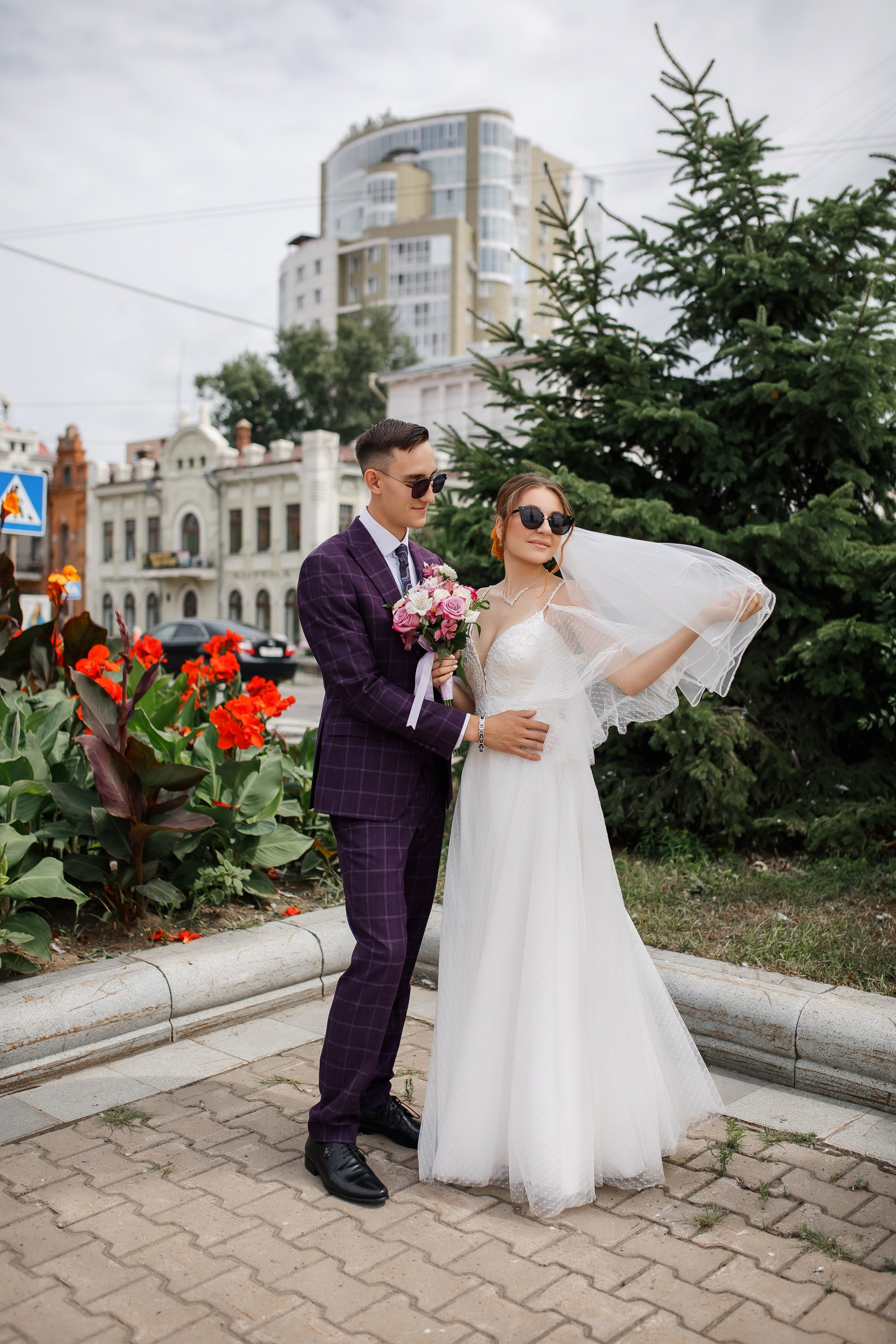 Ксения и Максим. Сборы Sopka. Прогулка по городу. Свадебный фотограф в Хабаровске