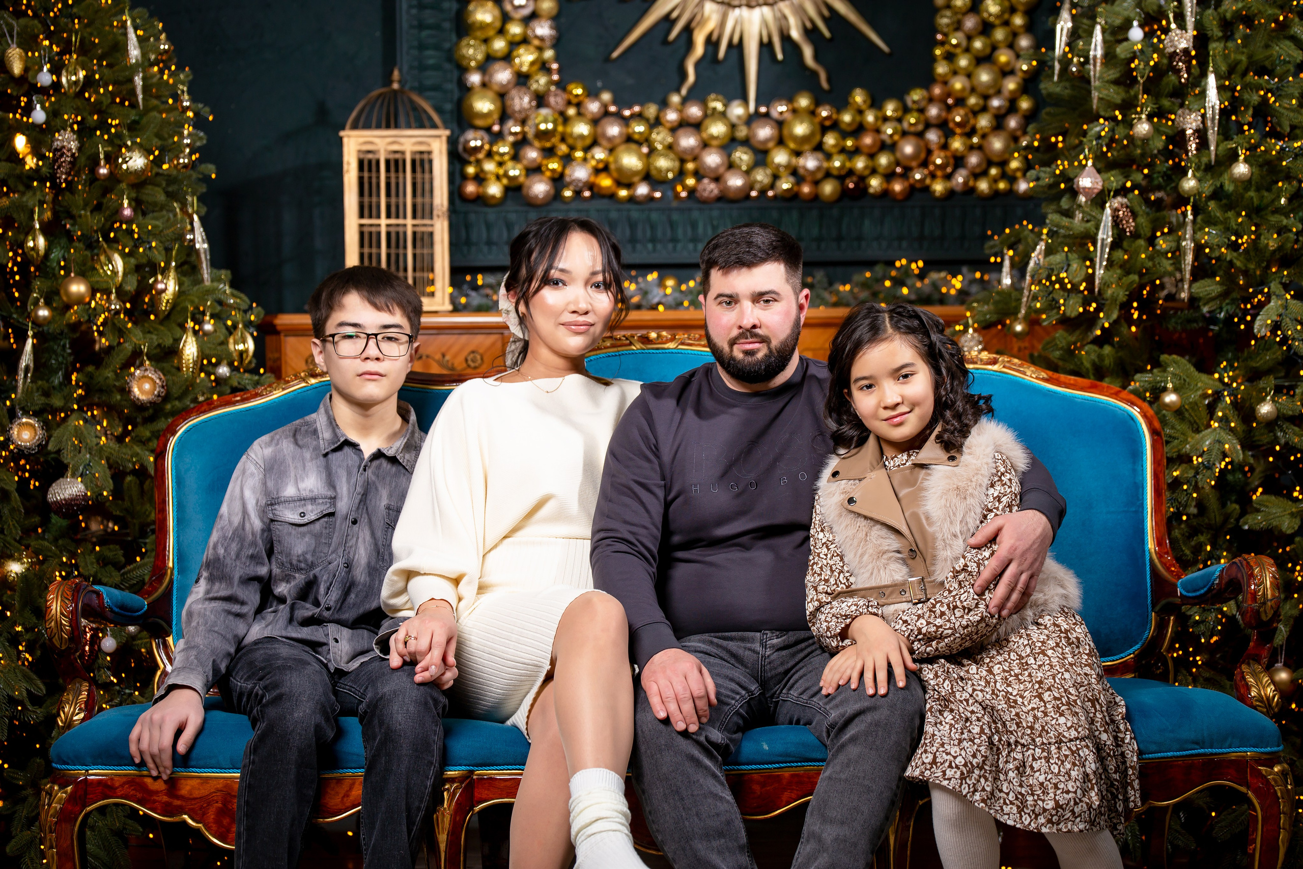 Новогодняя семейная съемка. Коммерческий и репортажный фотограф в Алматы — Jora Abramov