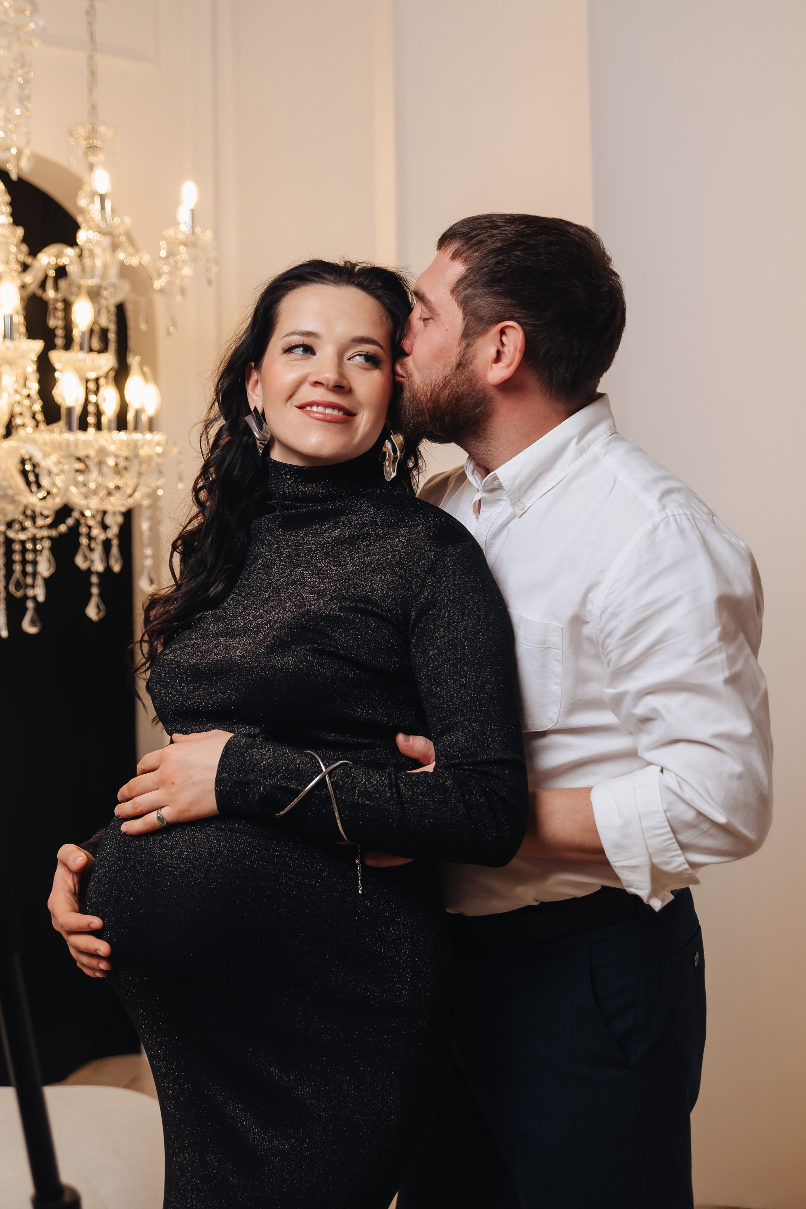 Фотосессия «В ожидании чуда» в студии в Екатеринбурге. Свадебный, семейный фотограф, контент съёмка. Екатеринбург. Елена Граф