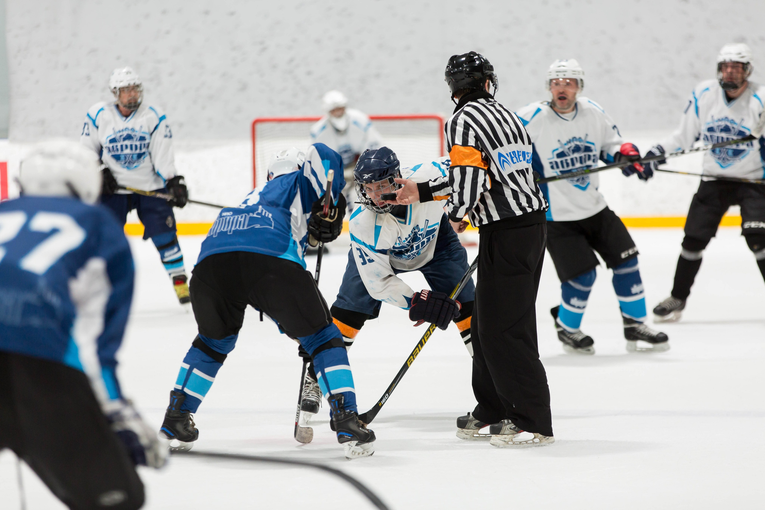 Хоккей для НПО «Аврора». Снимаю съемки