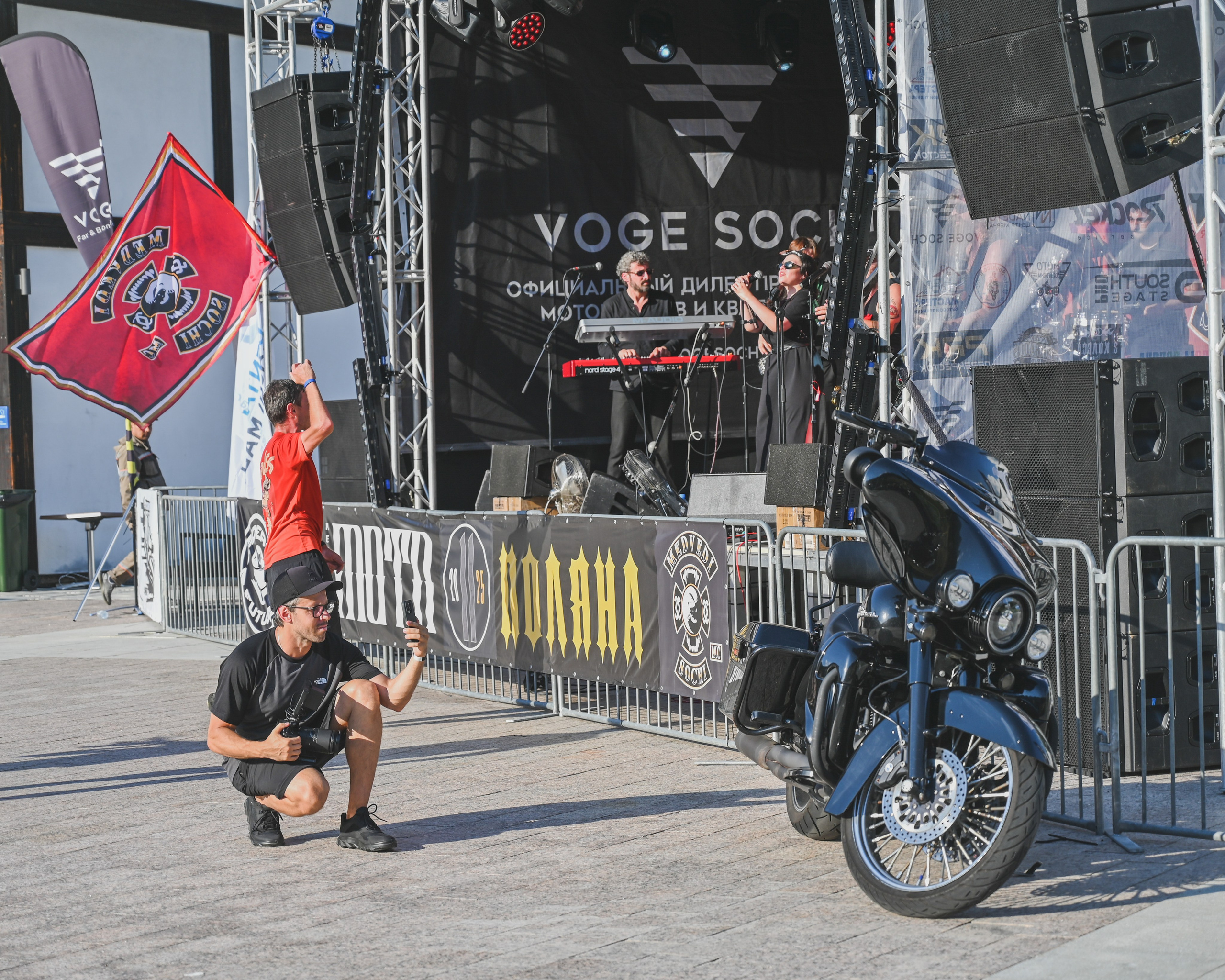 11- ый Ежегодный Байк Фестиваль " Медвежья МОТО ПОЛЯНА». Фотографирую счастливых людей в Сочи