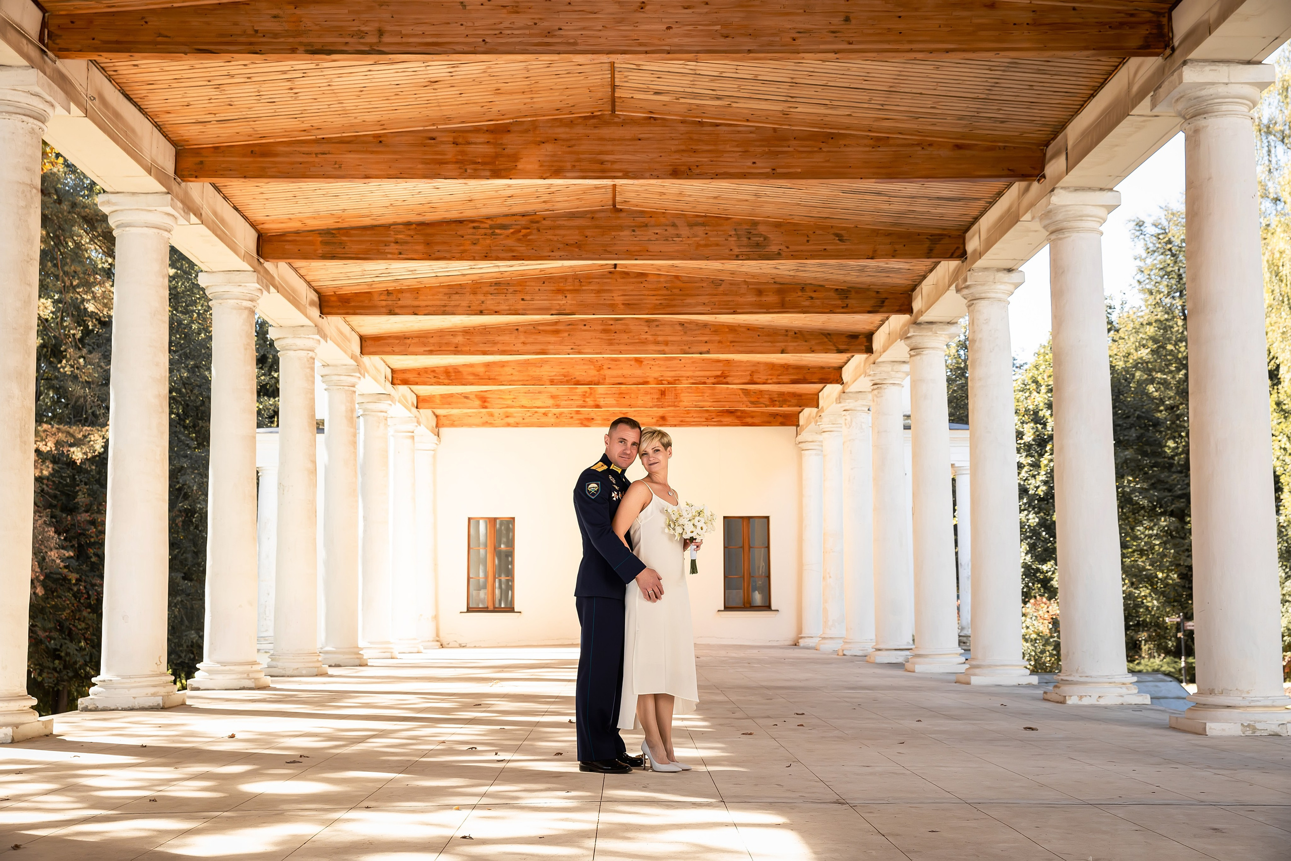 Свадьба в усадьбе Остафьево. Школьный и детский фотограф Старожилово