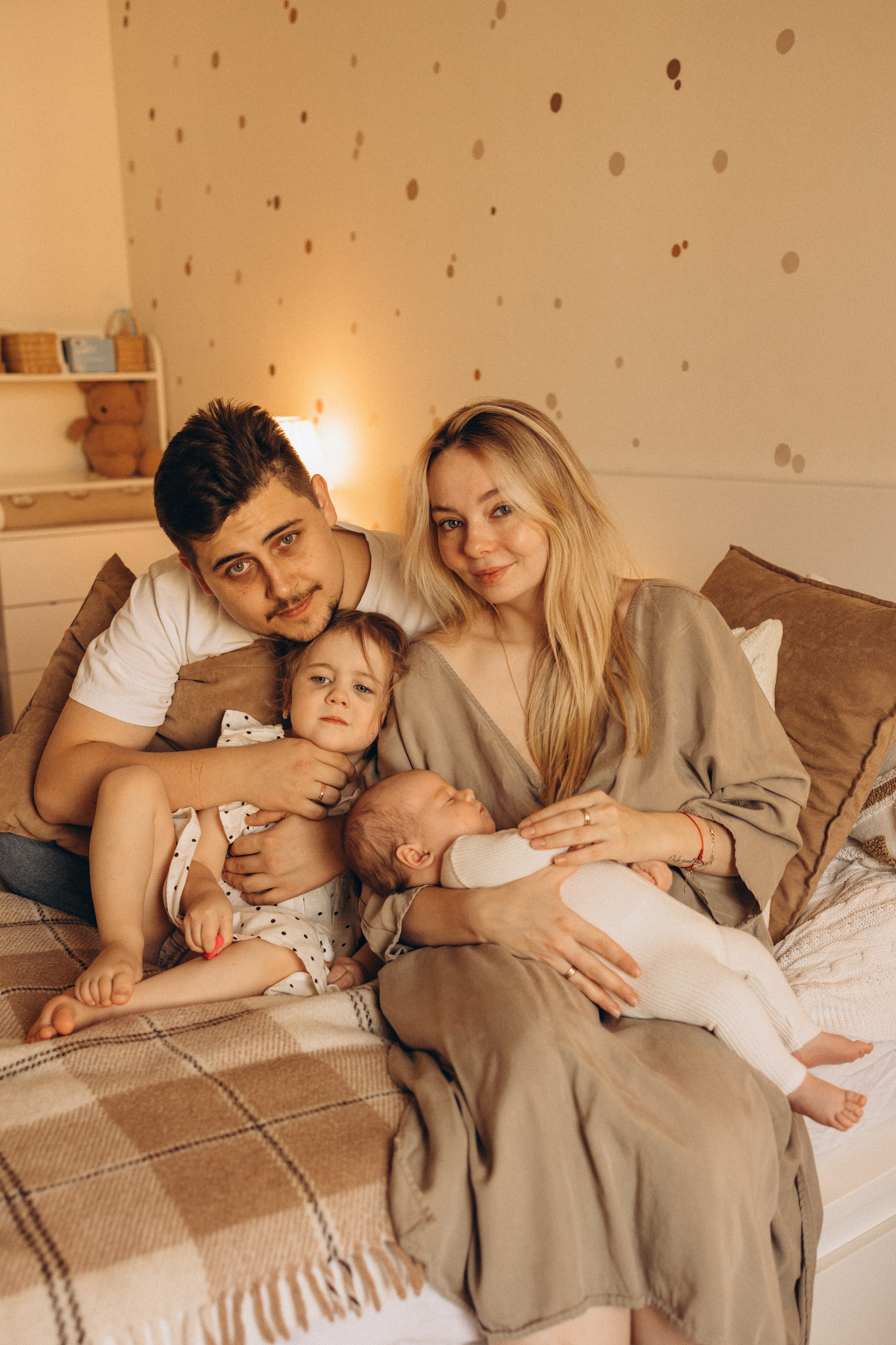 Миша, Маша, Лиза и Костя. Семейный фотограф в Москве Ксения Аганина