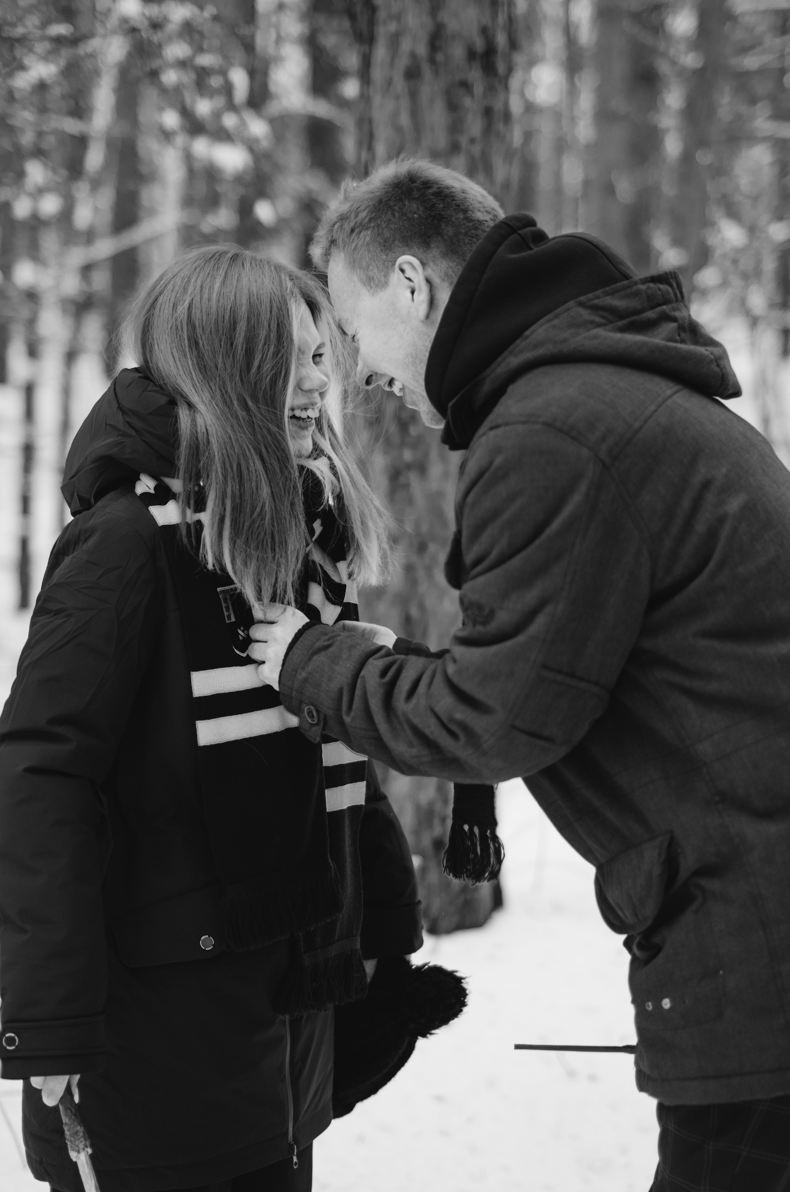 Зимняя история любви в стиле фильма «Гарри Поттер». Денисова Аля — фотограф для парных съемок и индивидуальных историй в Барнауле