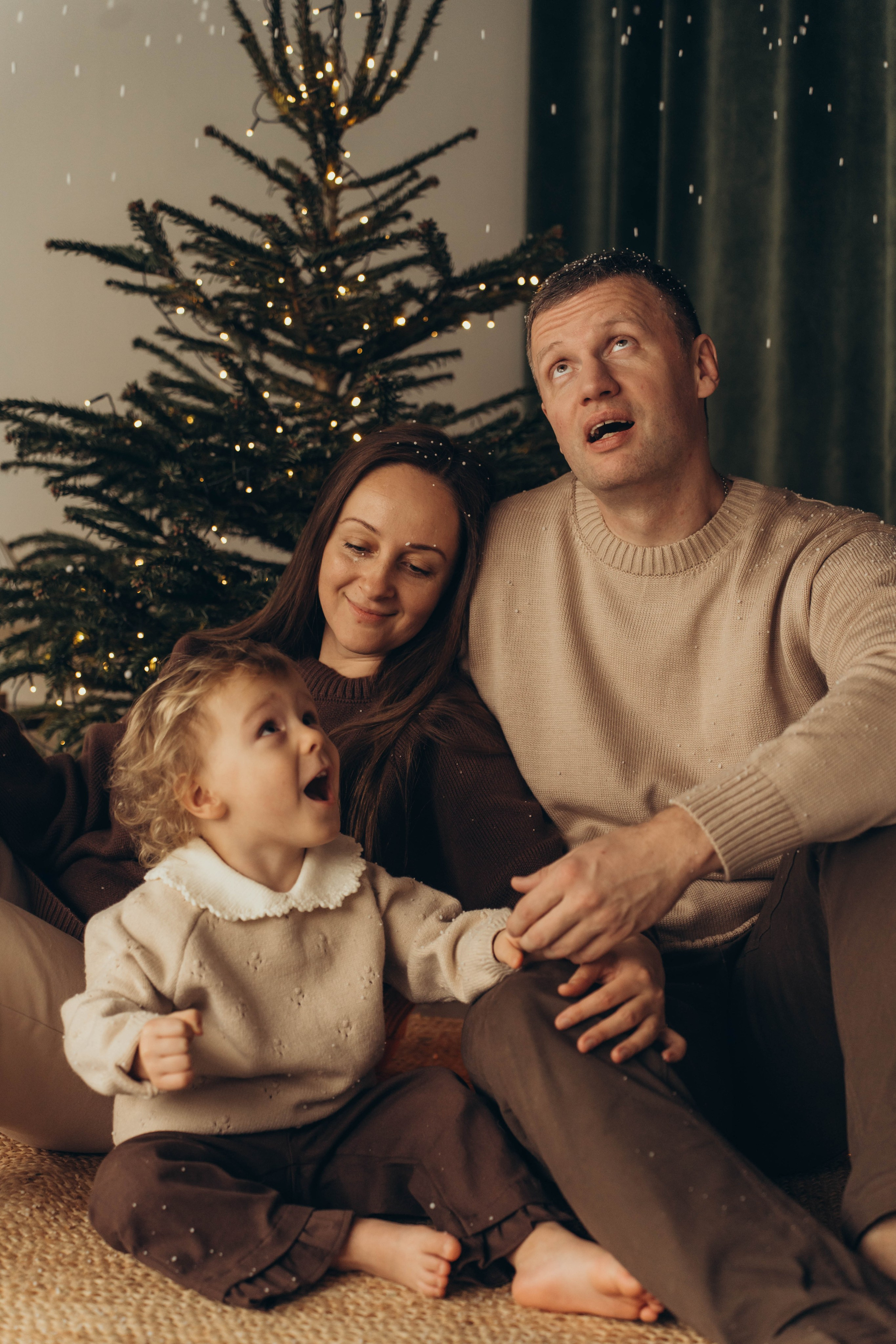 Екатерина, Николай и малышка Аня