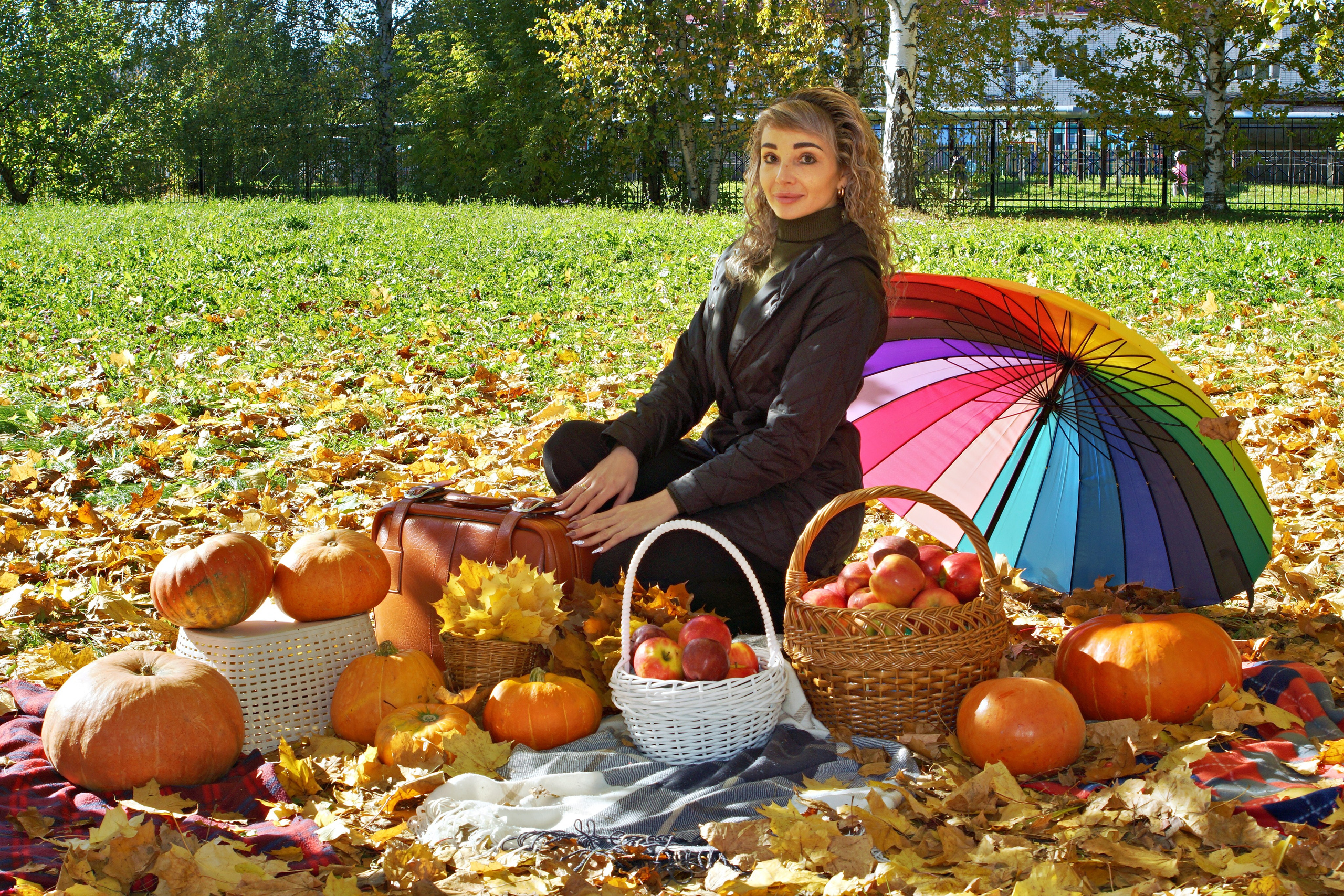 Осенняя фотосессия в детском саду г. Йошкар-Ола
