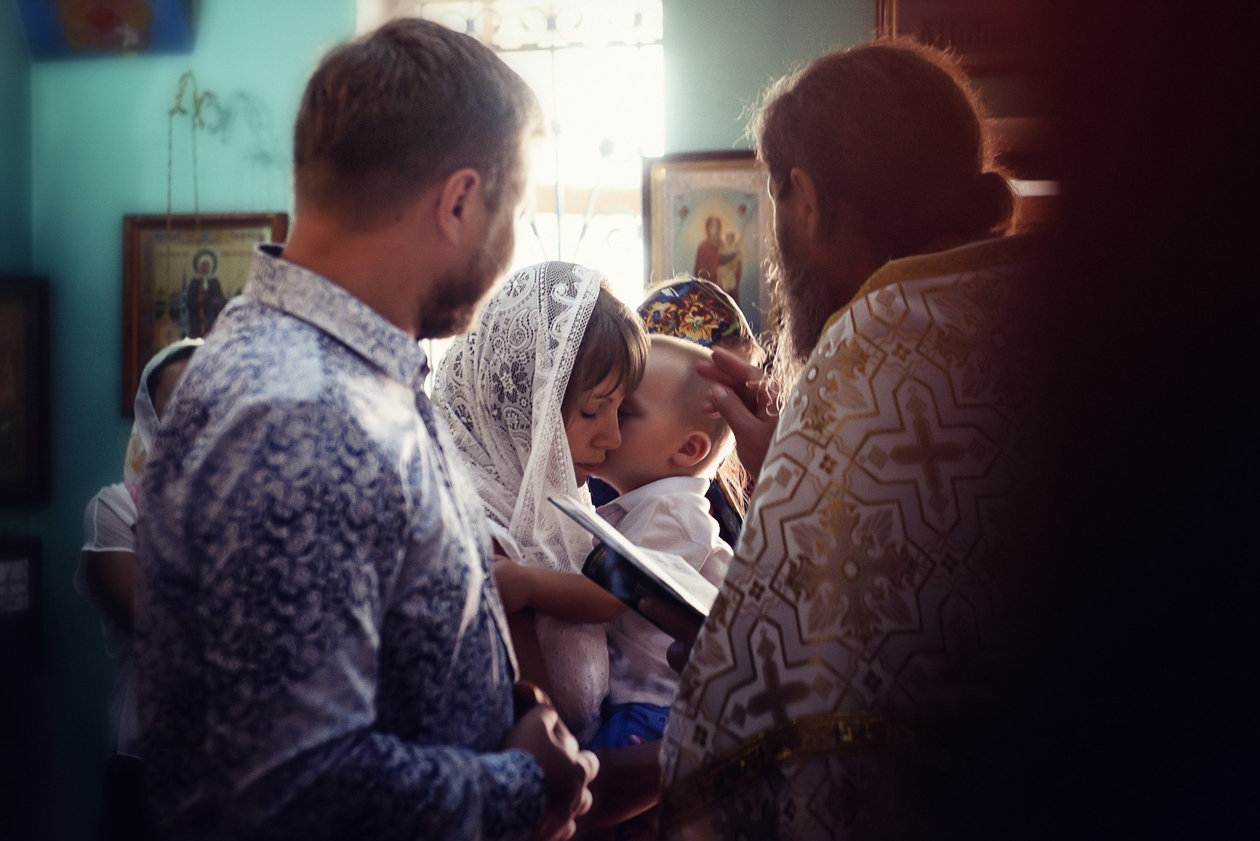 Крещение Платона. Семейный фотограф, женский фототерапевт
