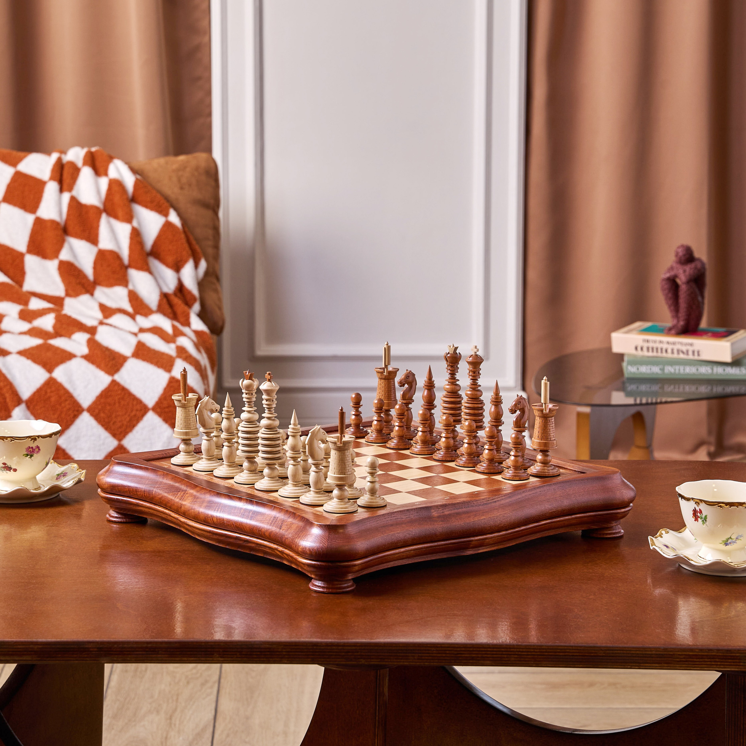 Рекламная съемка шахмат KADUN. Предметный и интерьерный фотограф Василий Блинов