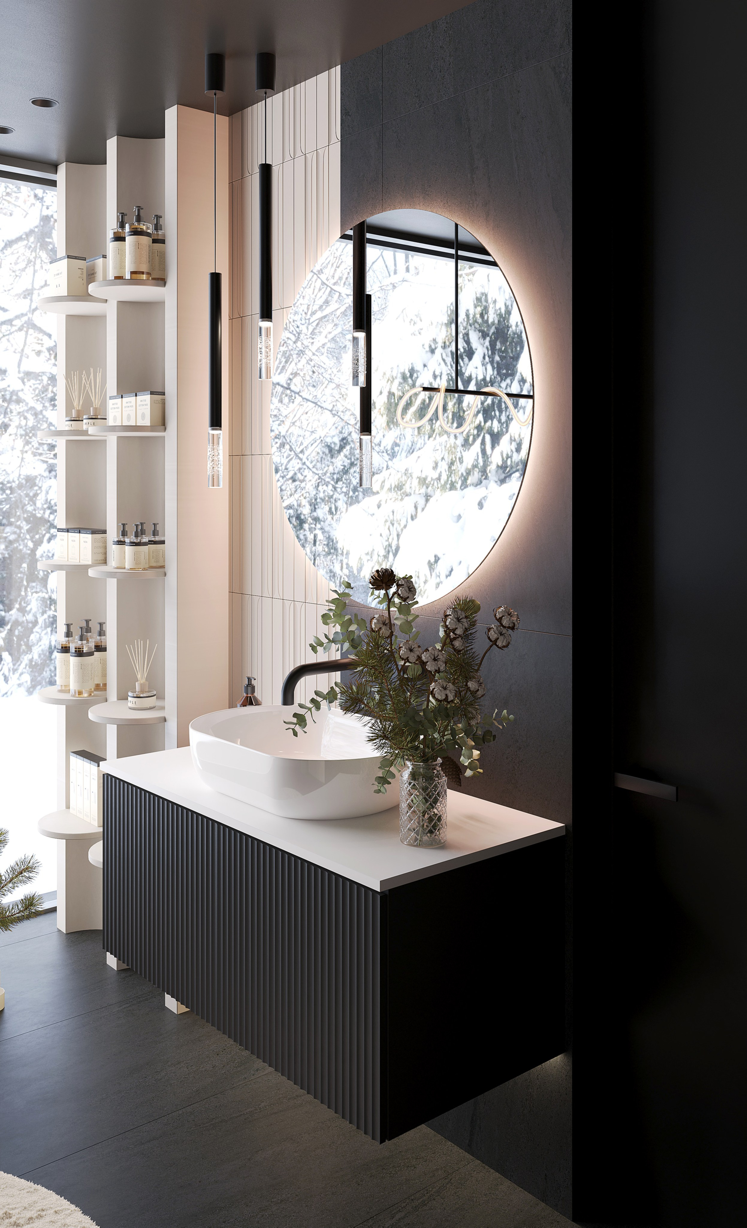 Проект Фахверк Омск. Студия дизайна интерьера Лактионовой Елены