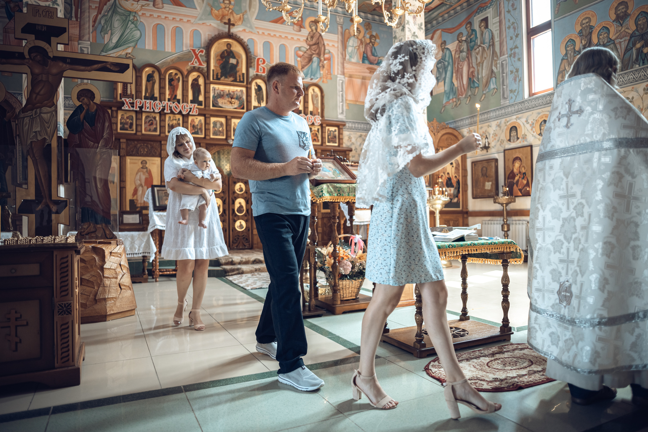 Таинство крещения Полины. Фотограф на крещение и венчание в Самаре и Тольятти Елена Арди
