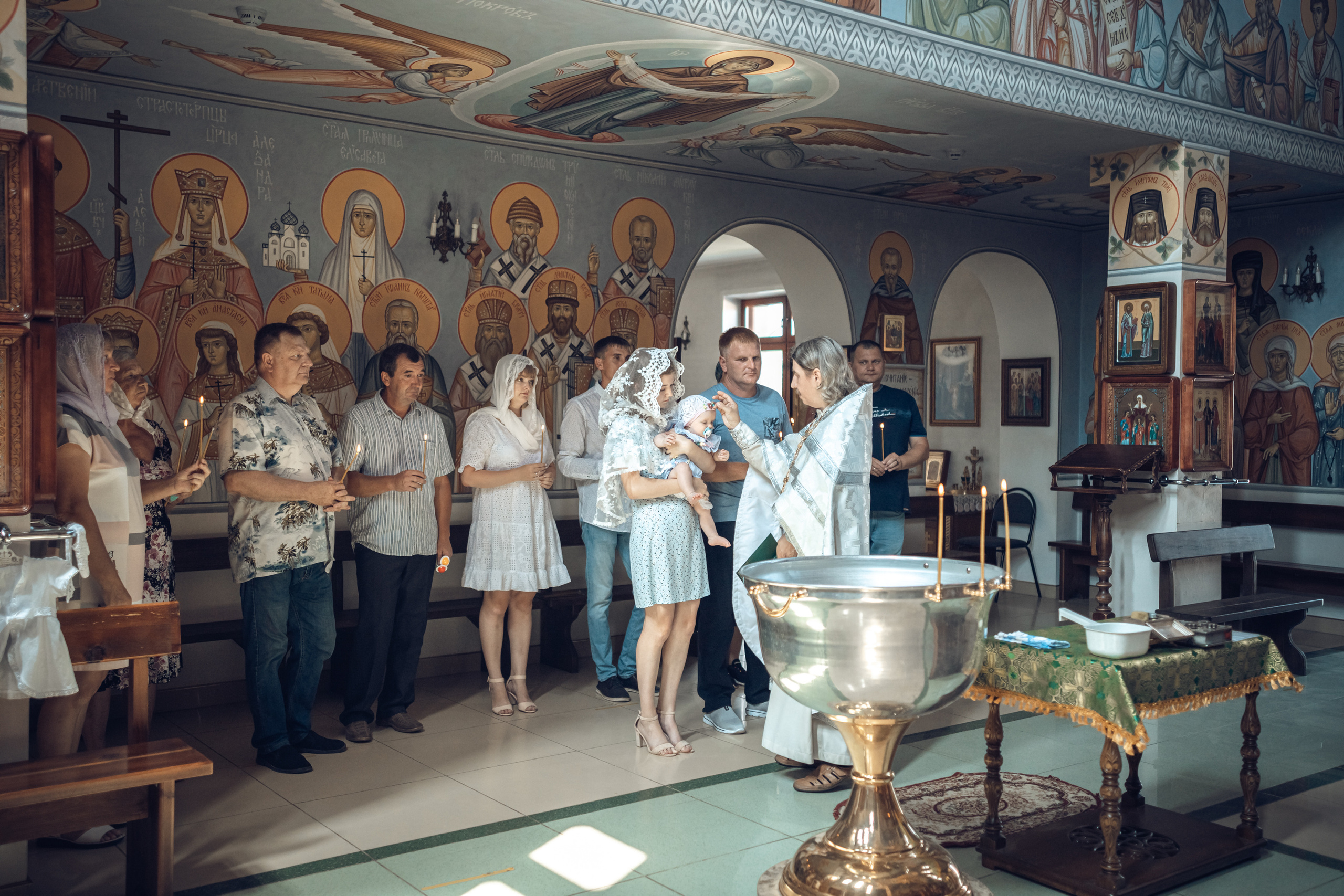 Таинство крещения Полины. Фотограф на крещение и венчание в Самаре и Тольятти Елена Арди