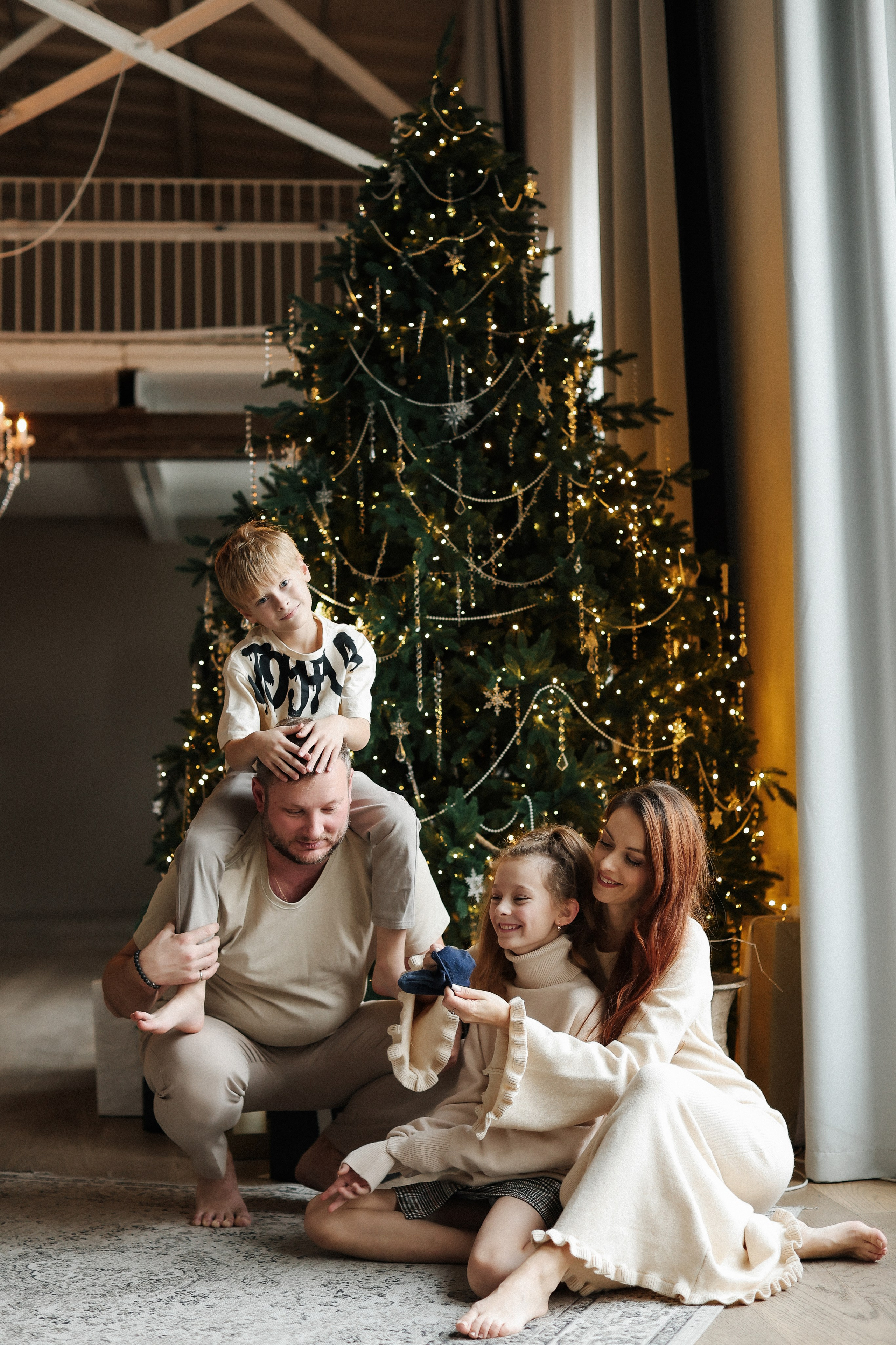 Новый год в кругу семьи. Семейный и lovestory фотограф в Москве Светлана Коняхина