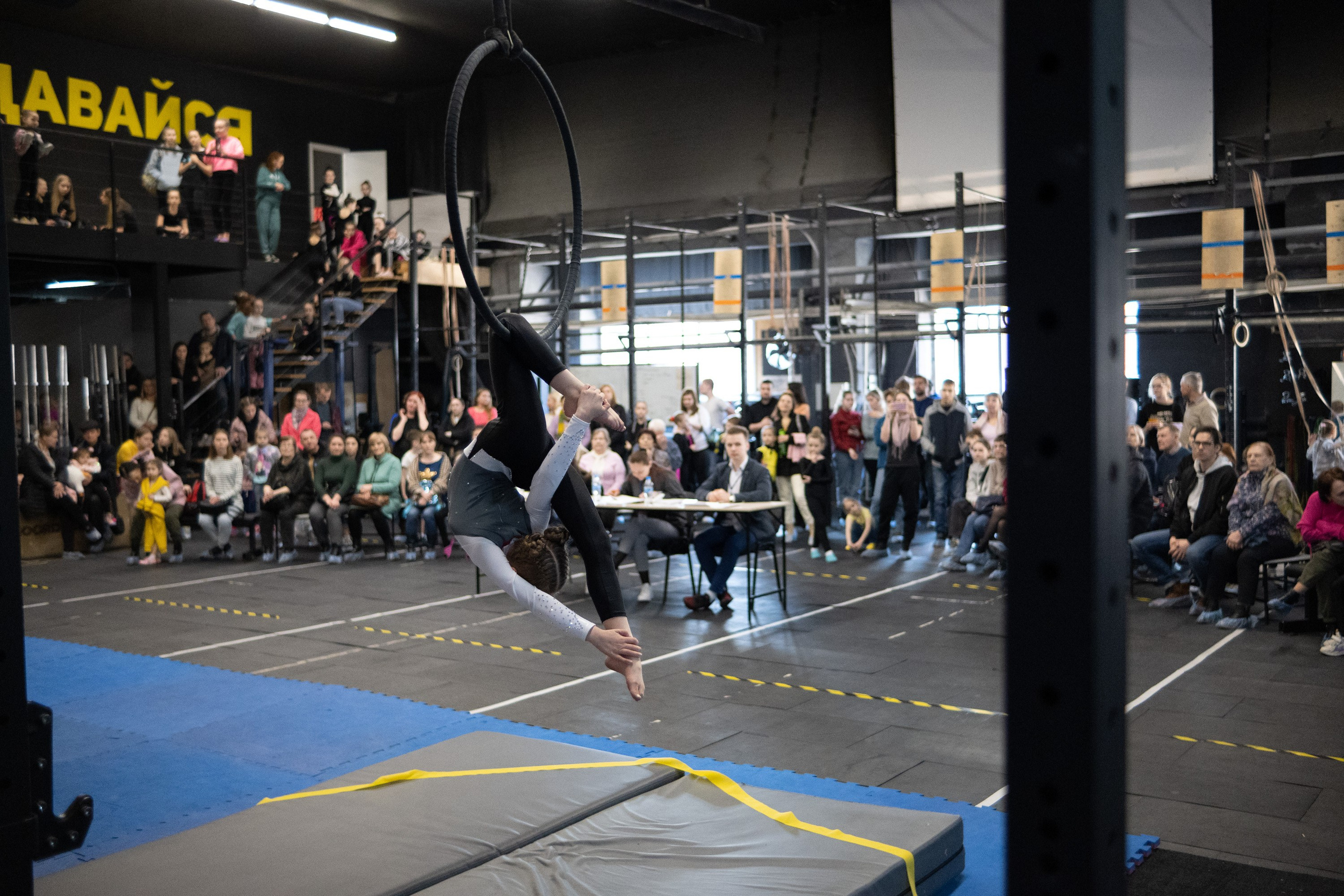 Внутриклубные соревнования по воздушной гимнастике 02.04.23