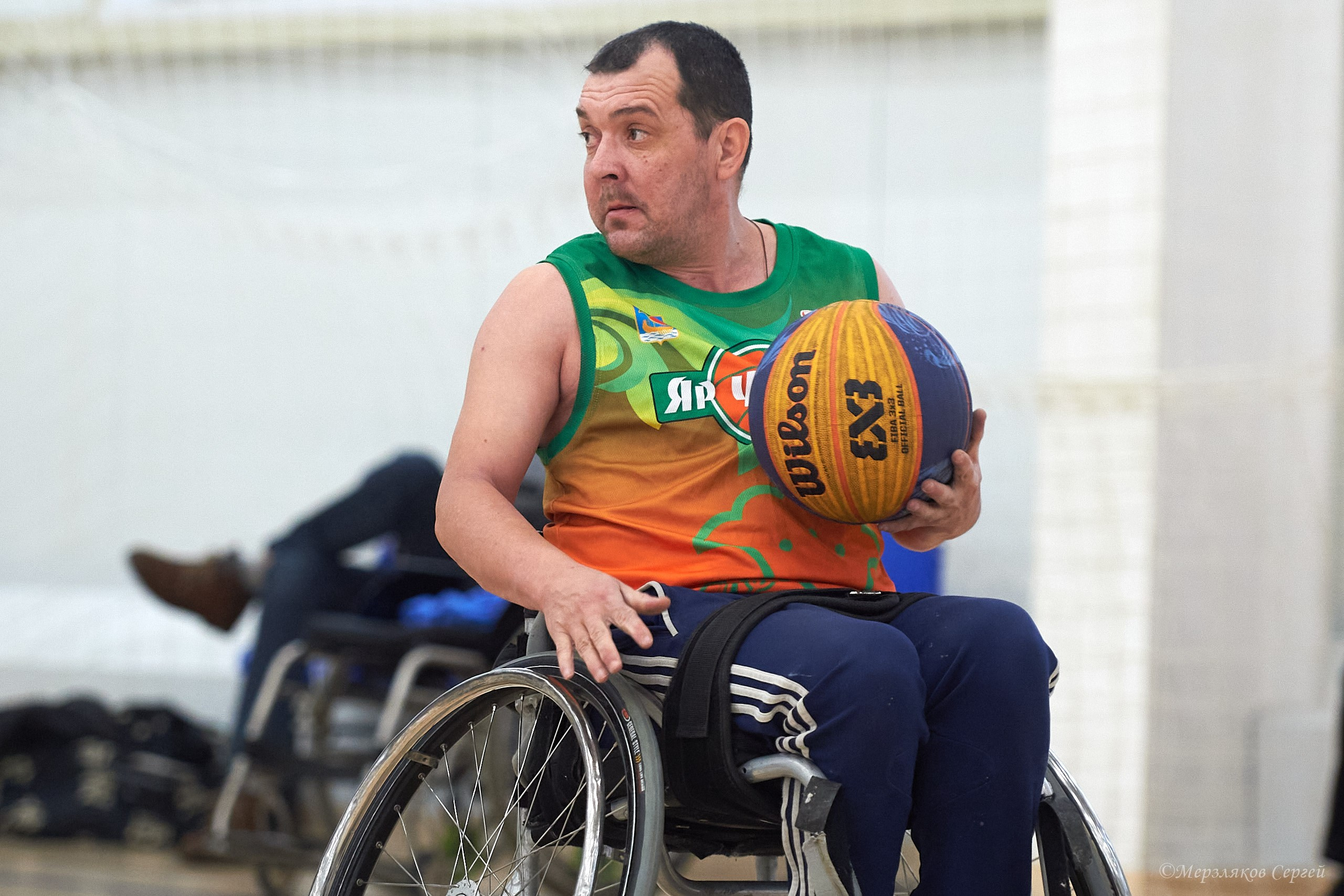 X традиционный Рождественский турнир по баскетболу на колясках. Ижевск. Спортивный репортажный фотограф в Ижевске Сергей Мерзляков