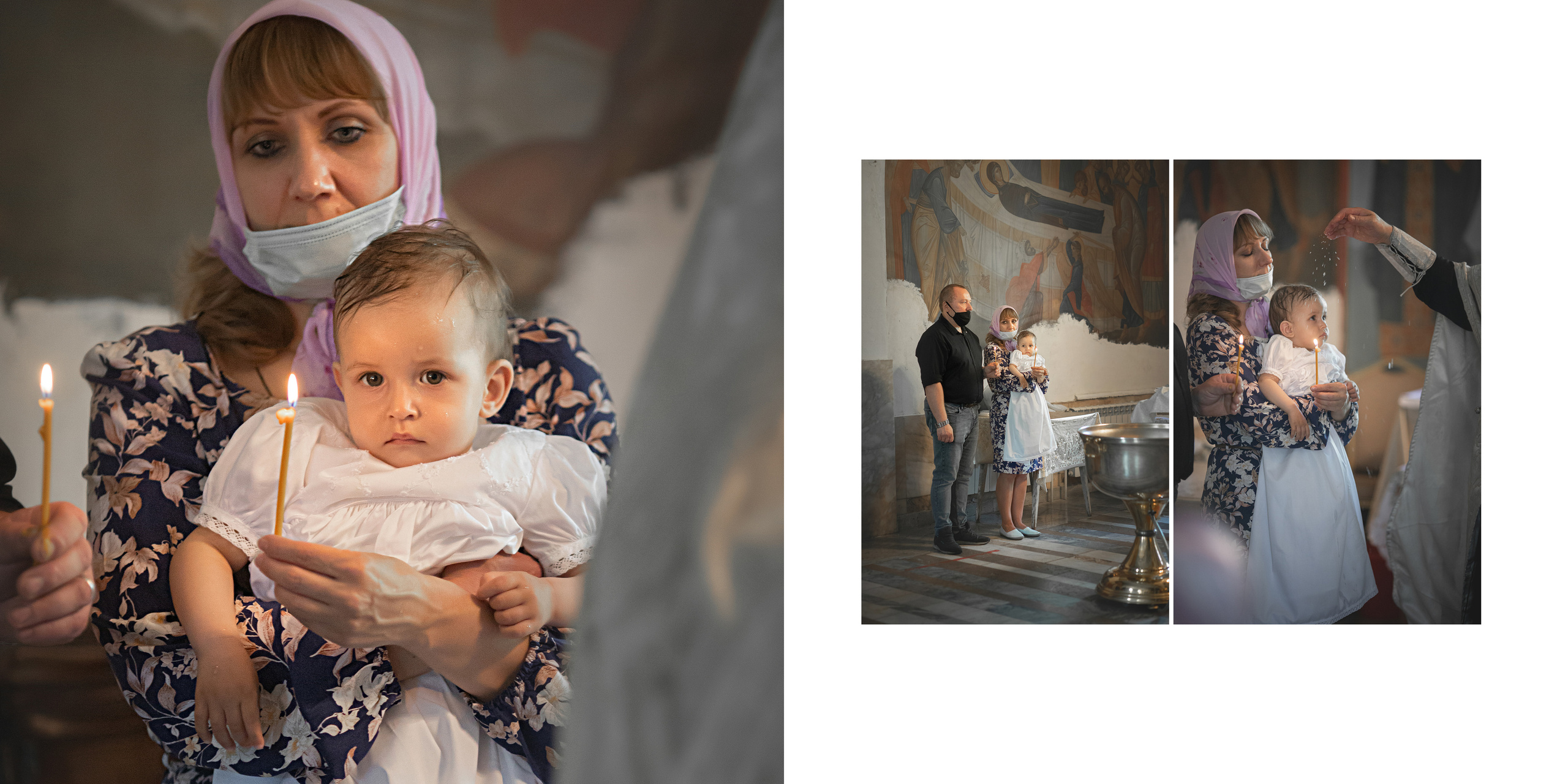 Крещение Дарьи. Детский и семейный фотограф в Москве Вера Орлова