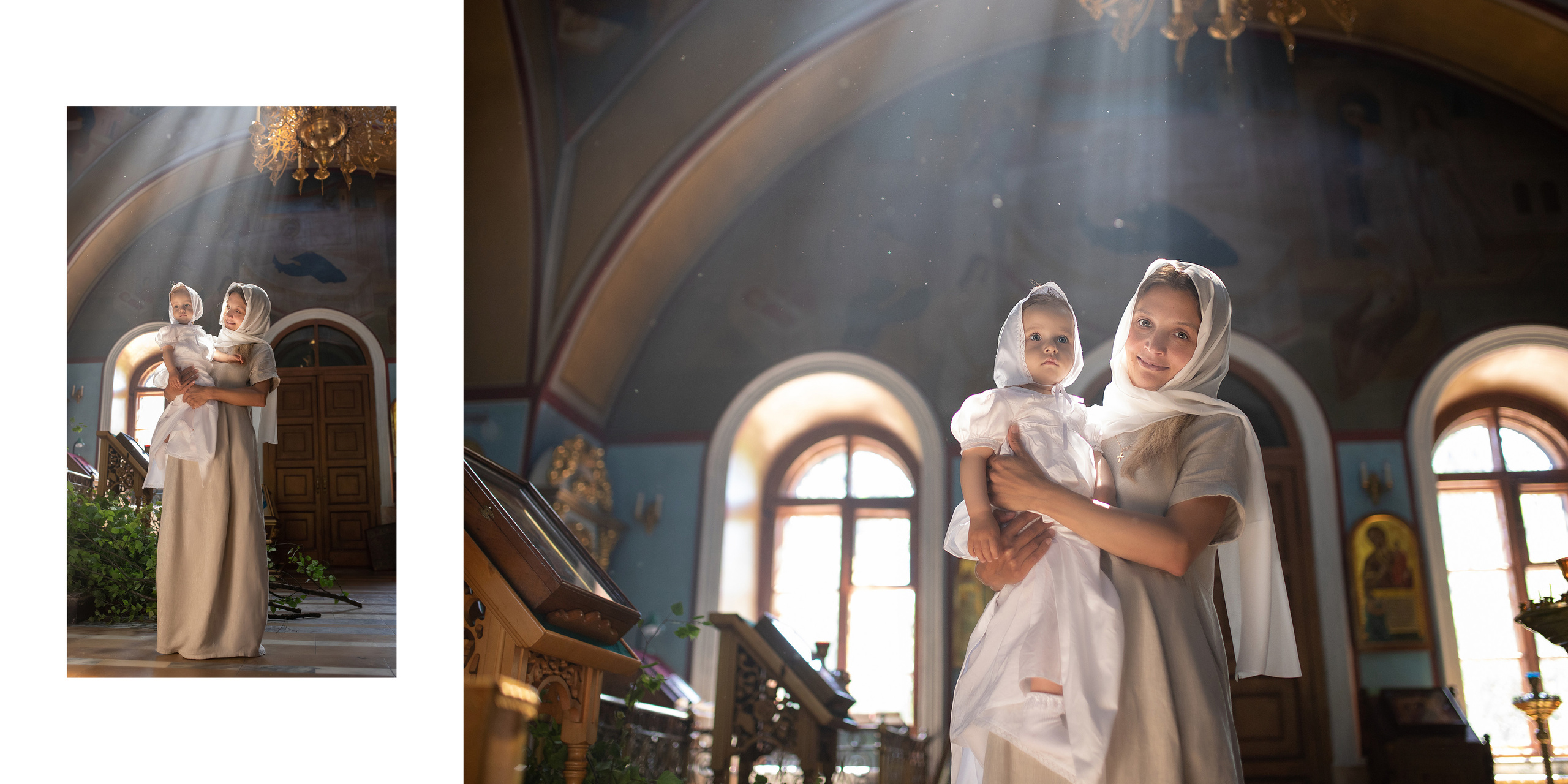 Крещение Дарьи. Детский и семейный фотограф в Москве Вера Орлова