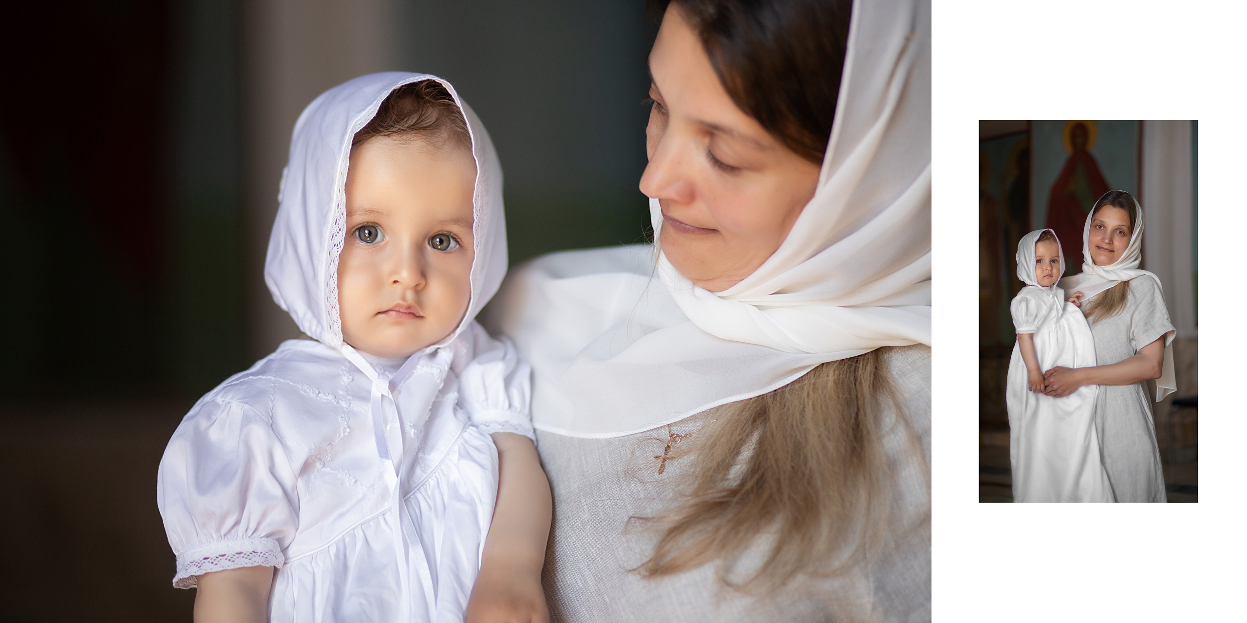 Крещение Дарьи. Детский и семейный фотограф в Москве Вера Орлова