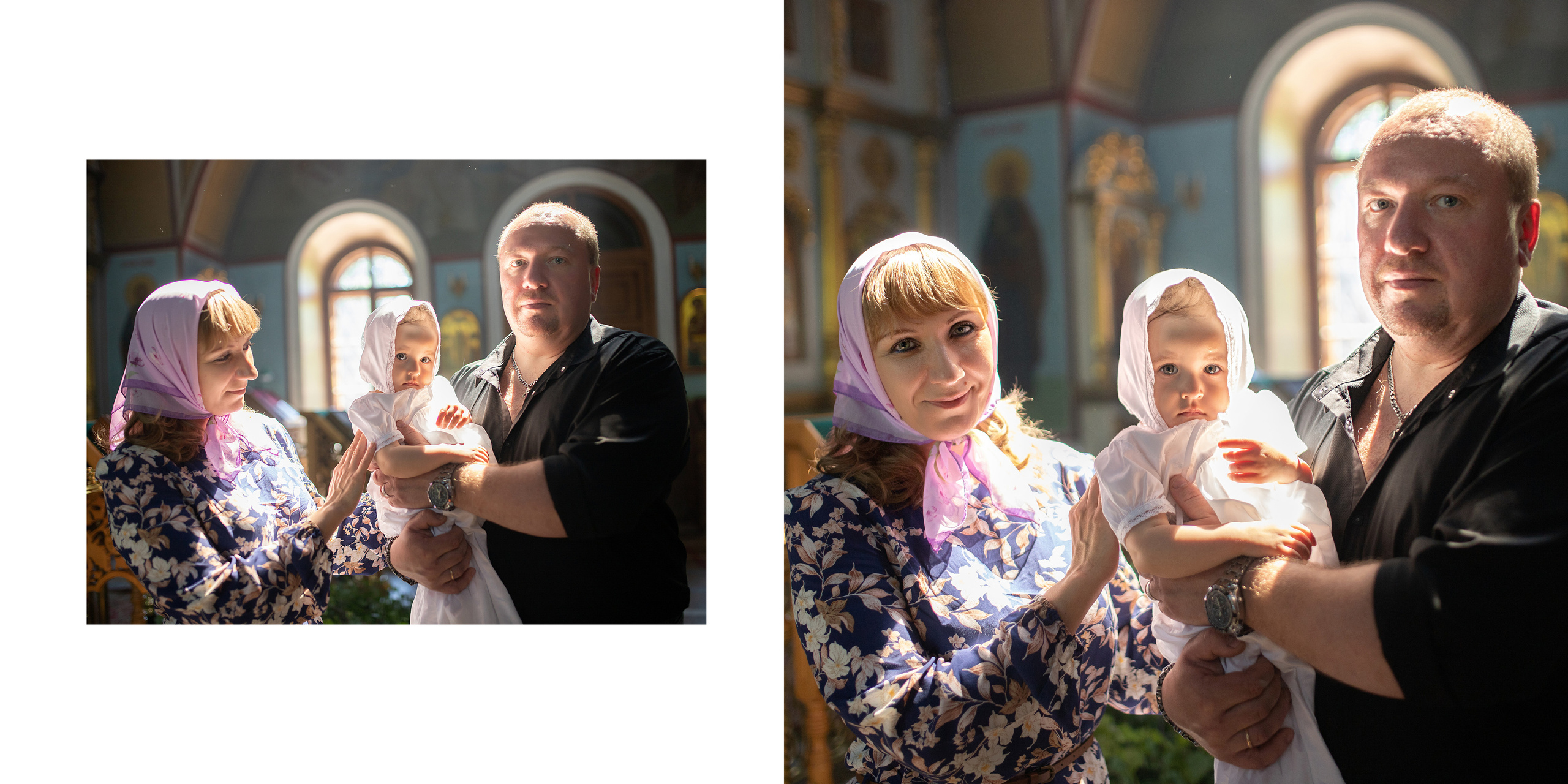 Крещение Дарьи. Детский и семейный фотограф в Москве Вера Орлова