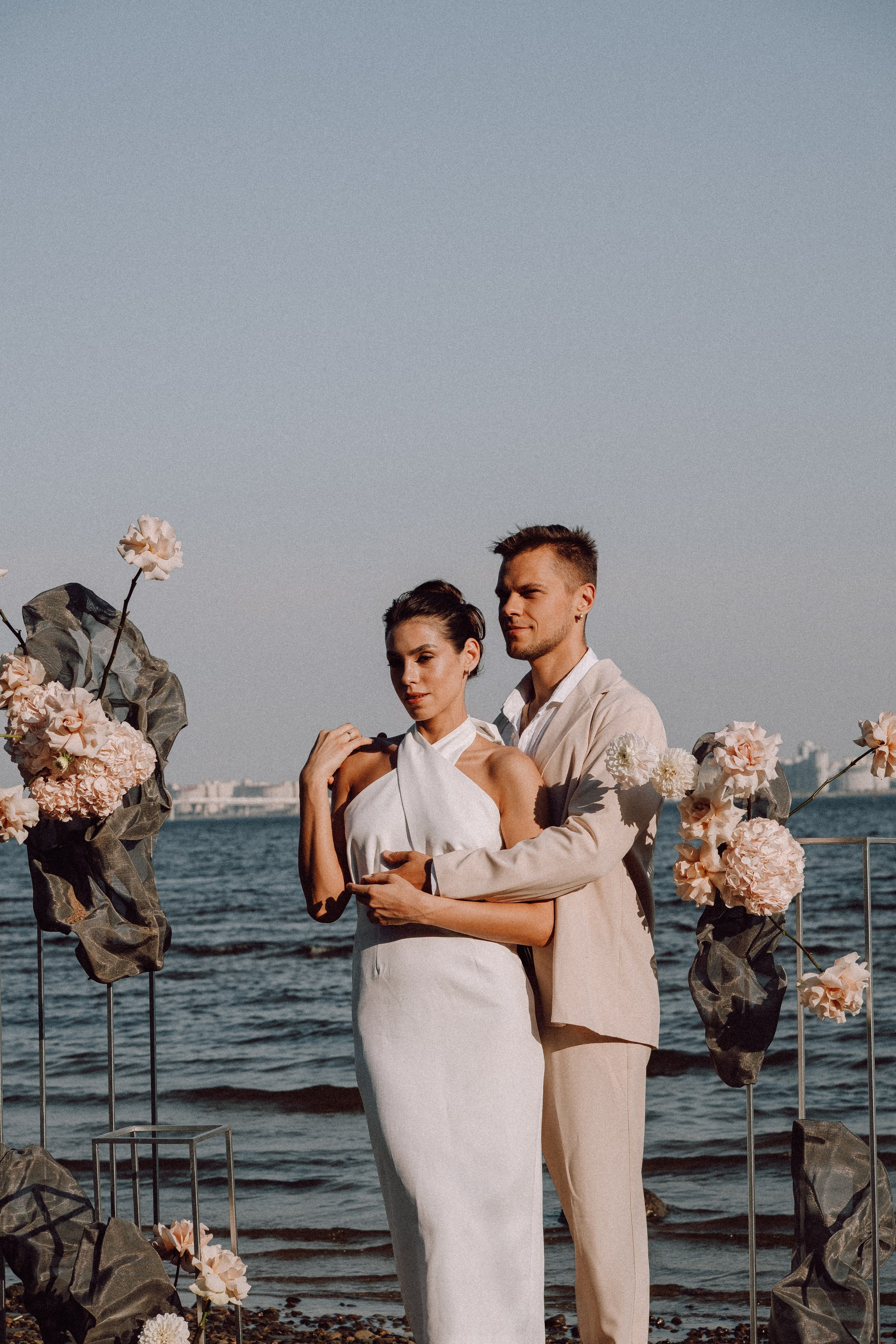 СВАДЕБНАЯ ФОТОСЕССИЯ ВЫЕЗДНОЙ ЦЕРЕМОНИИ (ФИНСКИЙ ЗАЛИВ). Профессиональный фотограф, Санкт-Петербург — Виктория Богомолова