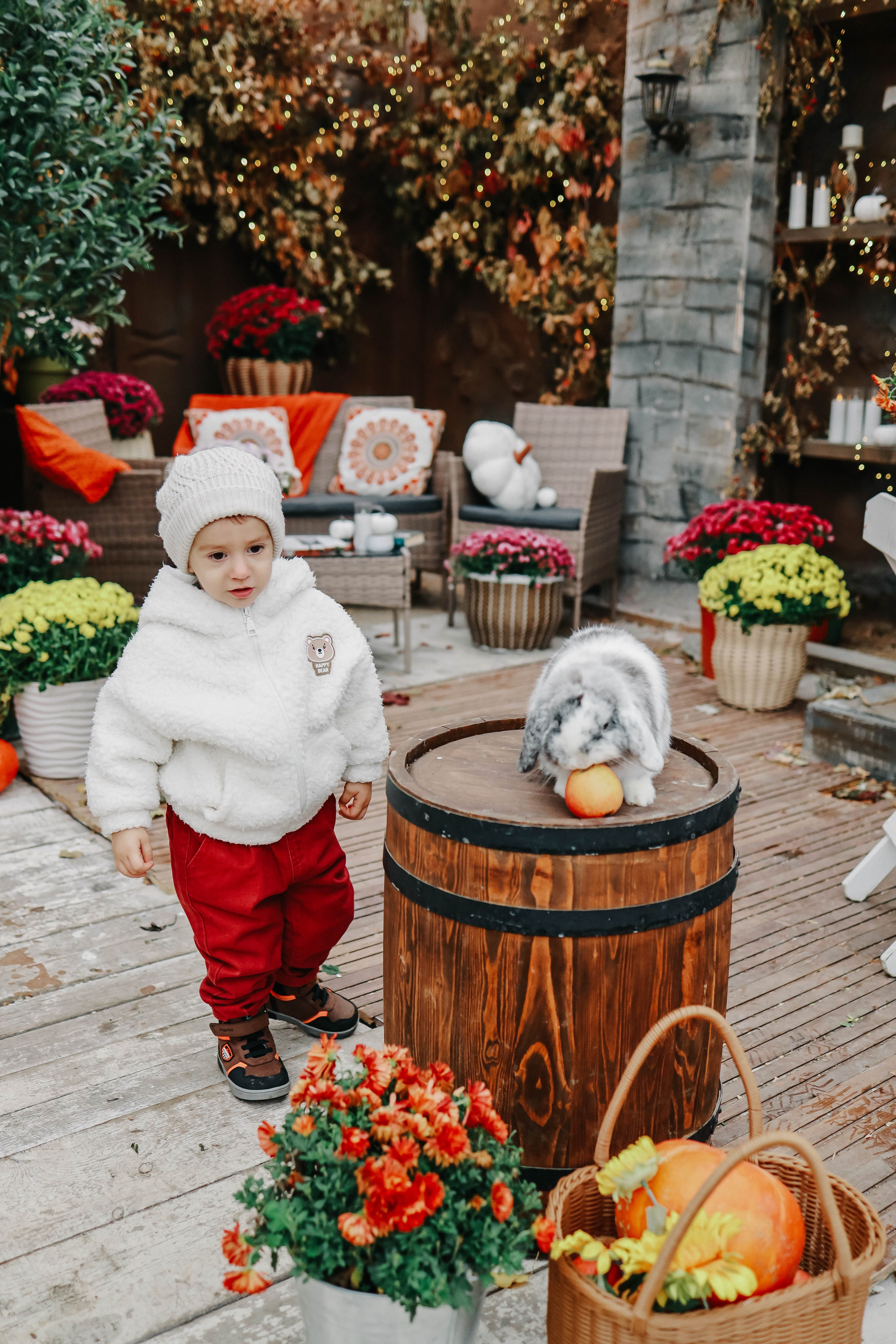 Осенняя фотосессия с кроликом!. Иванова Ирина Свадебный и семейный фотограф г. Уфа