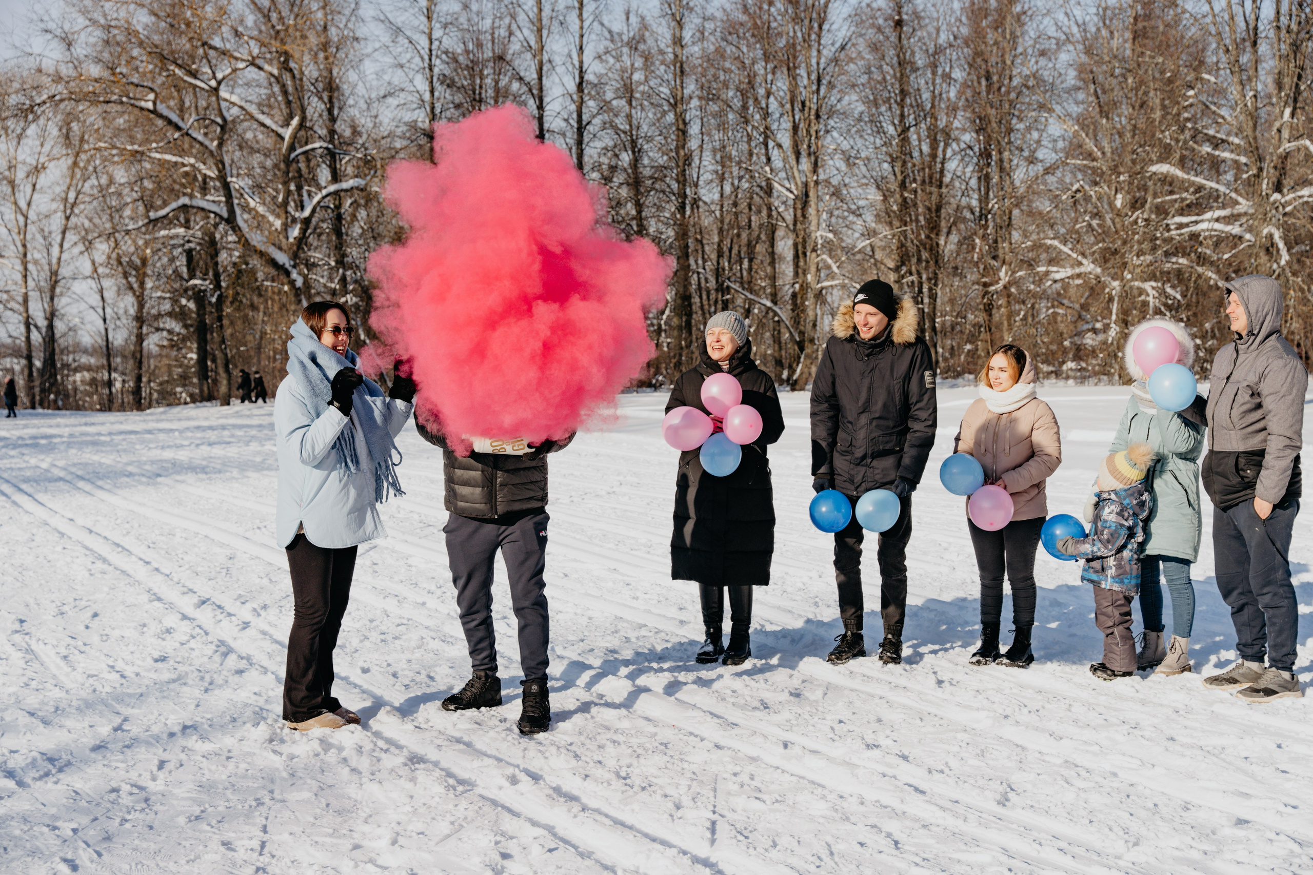 Розовое гендер пати