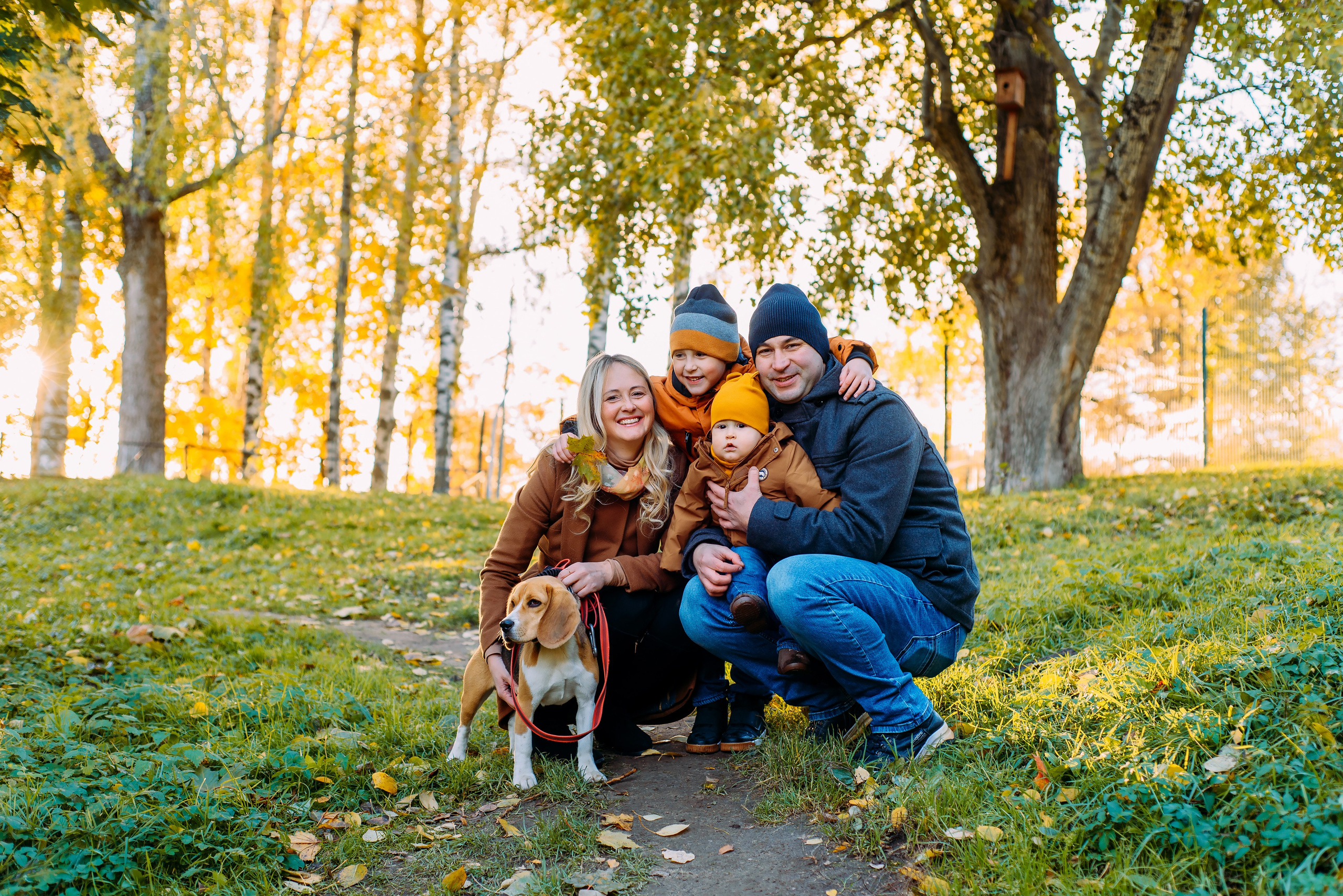 Ольга с семьей. Осенняя серия. Детский и семейный фотограф Эльмира Веселова