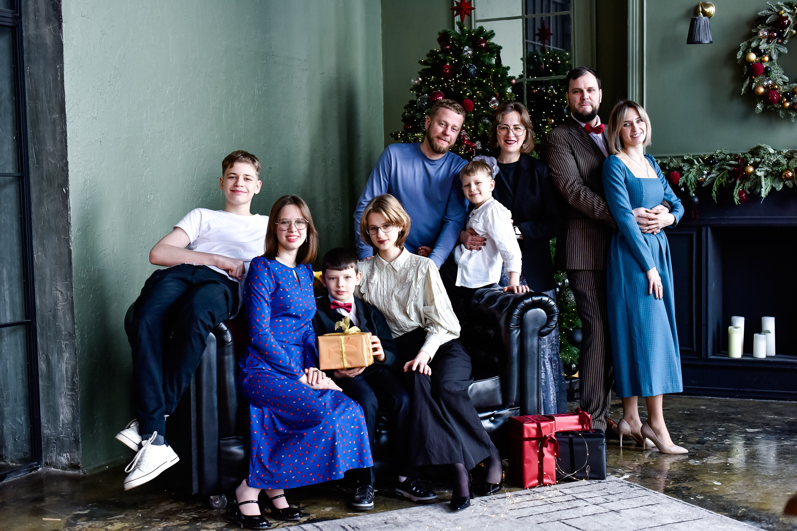 Дружная семья Настеньки