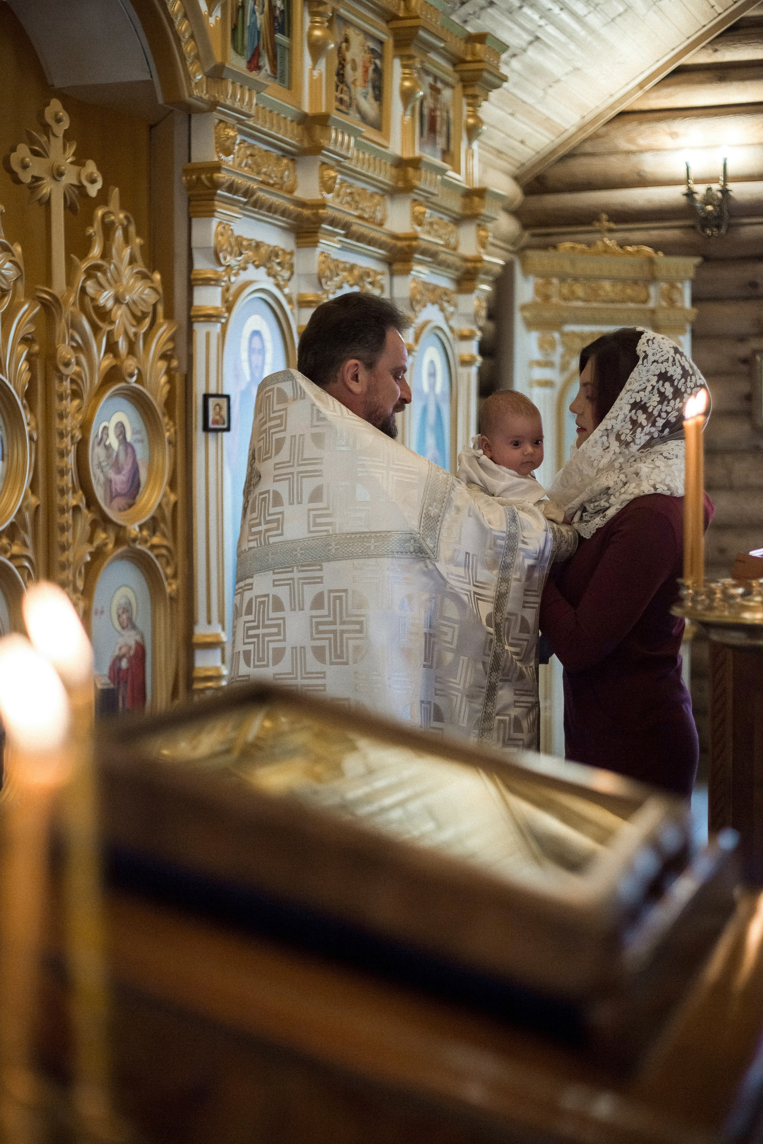 Таинство Крещения Ксении. Портретный, семейный, свадебный фотограф в Брянске Маргарита Василькова