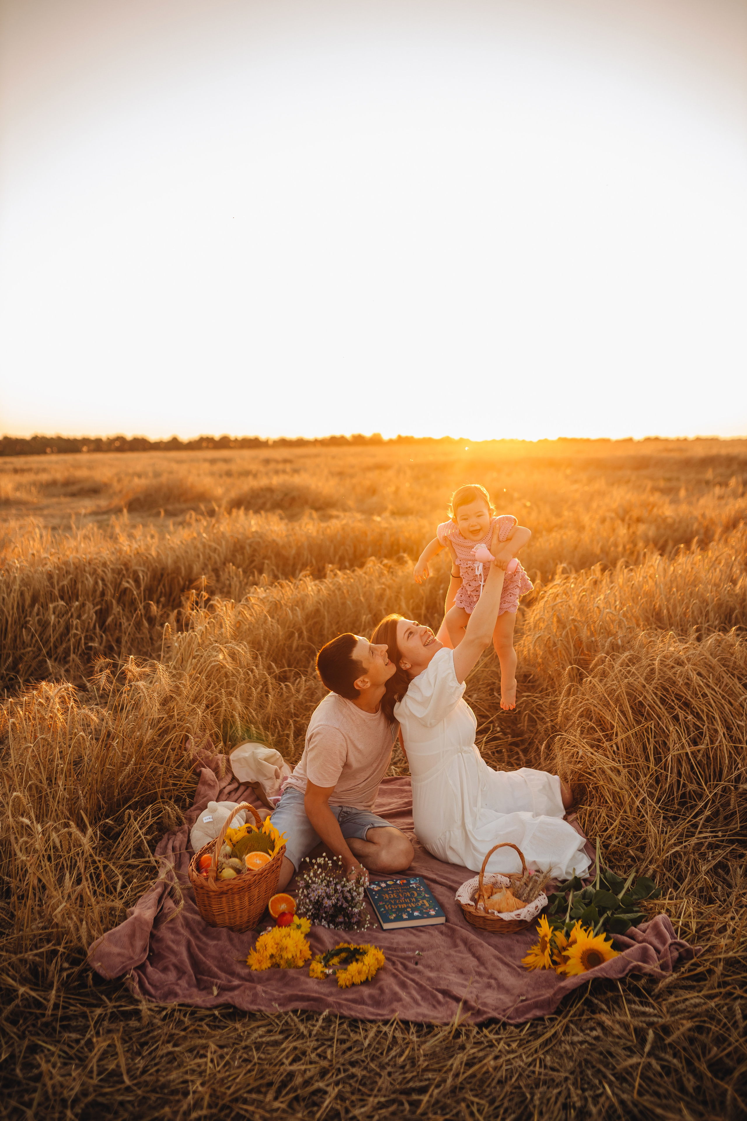Апельсинчики в поле. Свадебный и семейный фотограф в Туле и области Маша Костина