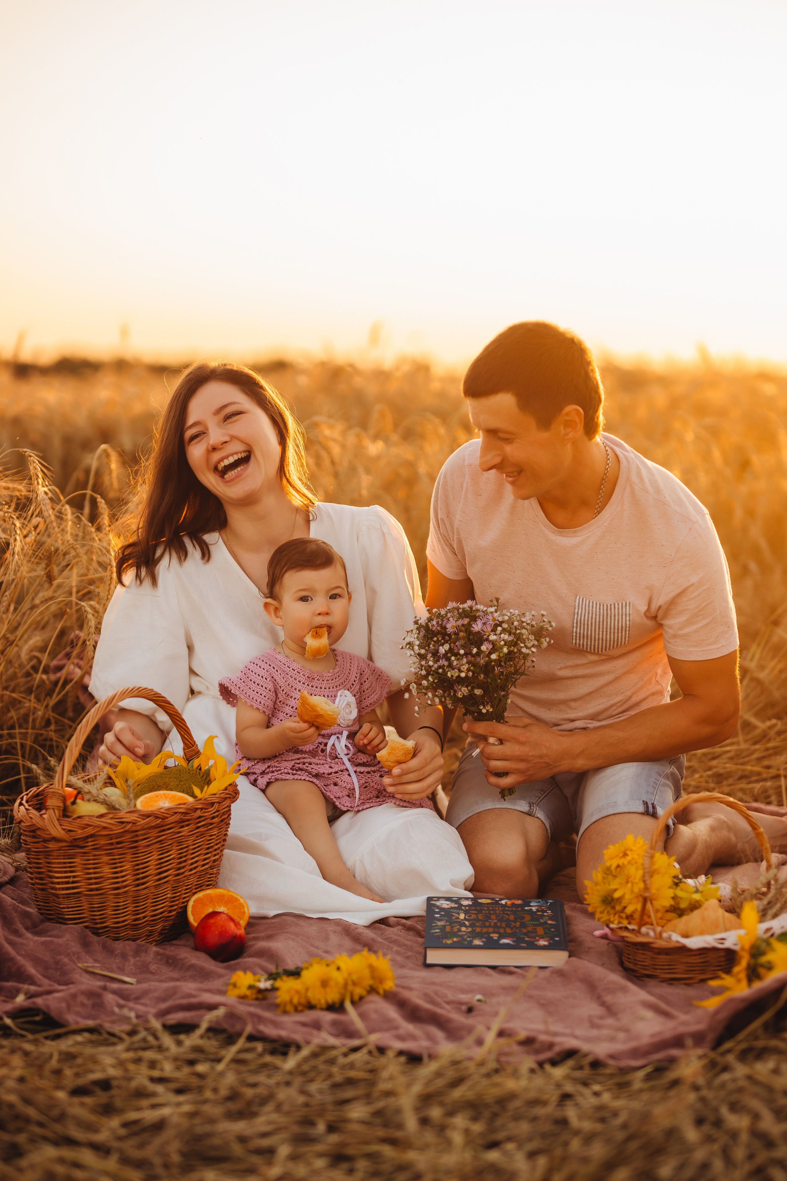 Апельсинчики в поле. Свадебный и семейный фотограф в Туле и области Маша Костина