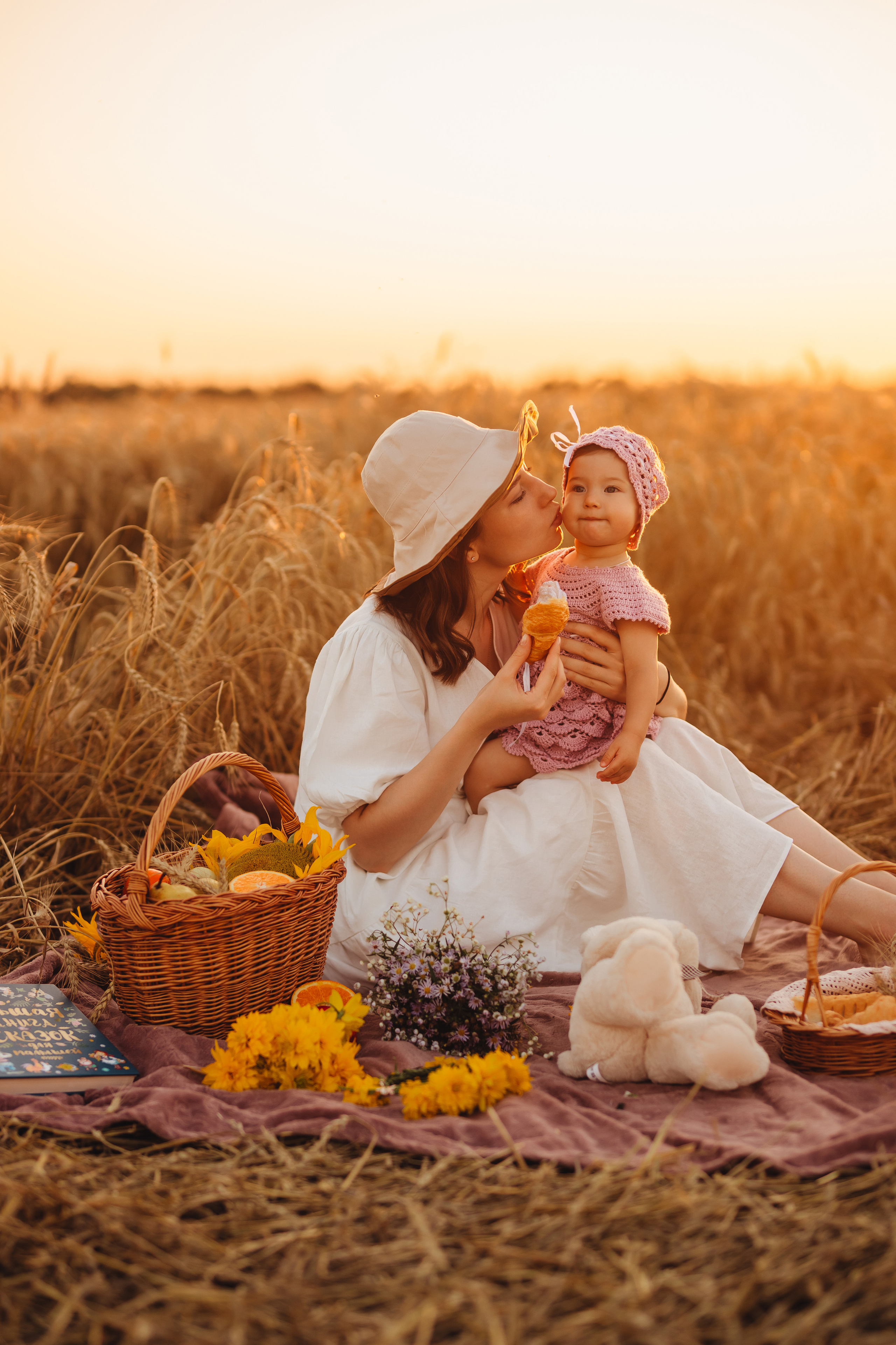Апельсинчики в поле. Свадебный и семейный фотограф в Туле и области Маша Костина