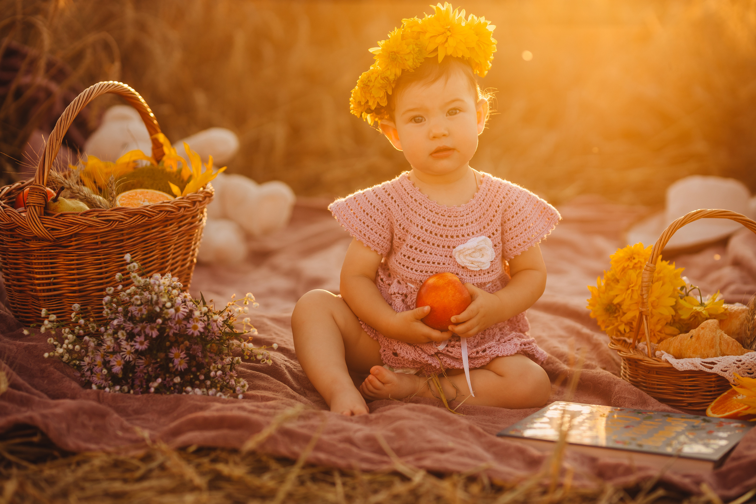 Апельсинчики в поле. Свадебный и семейный фотограф в Туле и области Маша Костина