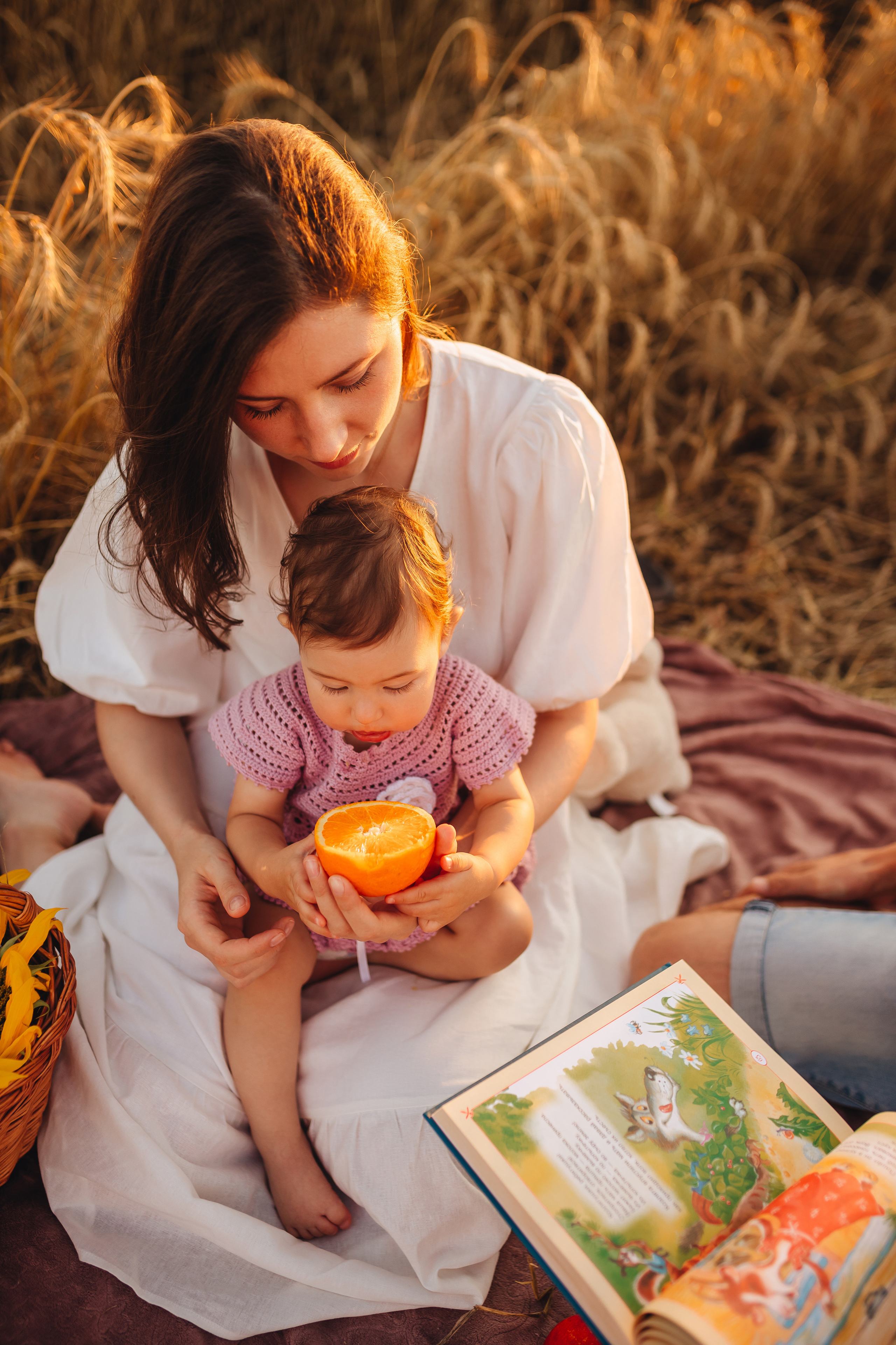Апельсинчики в поле. Свадебный и семейный фотограф в Туле и области Маша Костина