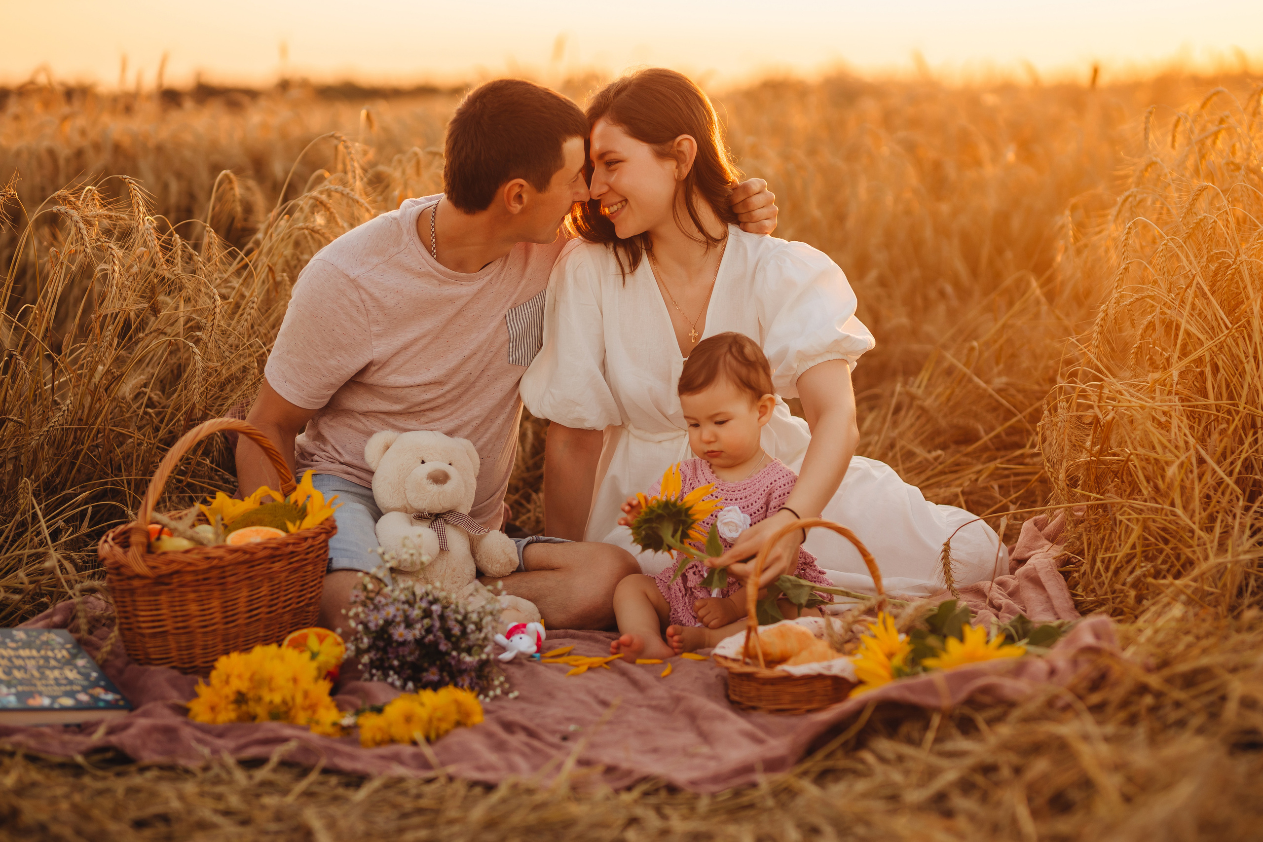 Апельсинчики в поле. Свадебный и семейный фотограф в Туле и области Маша Костина
