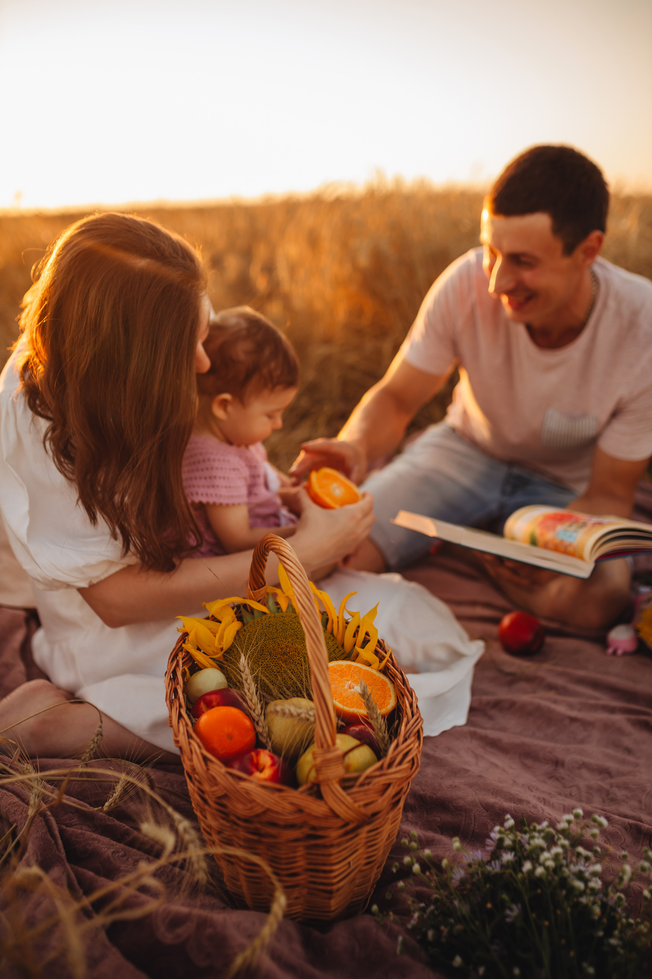 Апельсинчики в поле. Свадебный и семейный фотограф в Туле и области Маша Костина