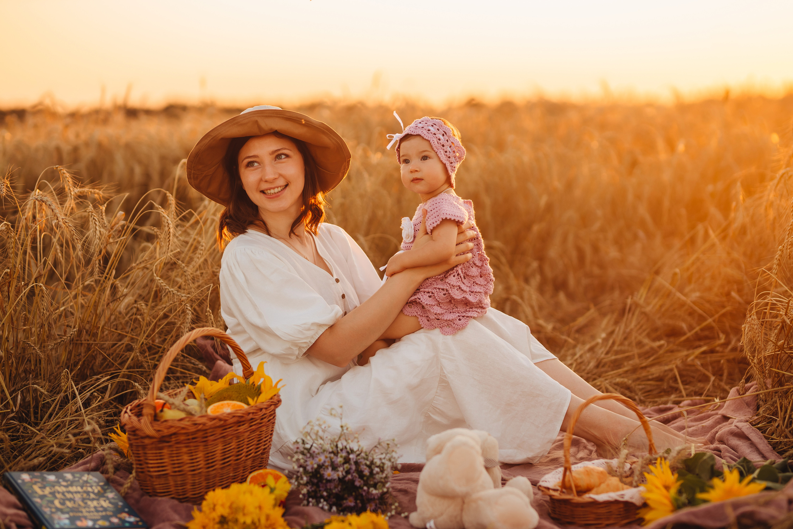 Апельсинчики в поле. Свадебный и семейный фотограф в Туле и области Маша Костина