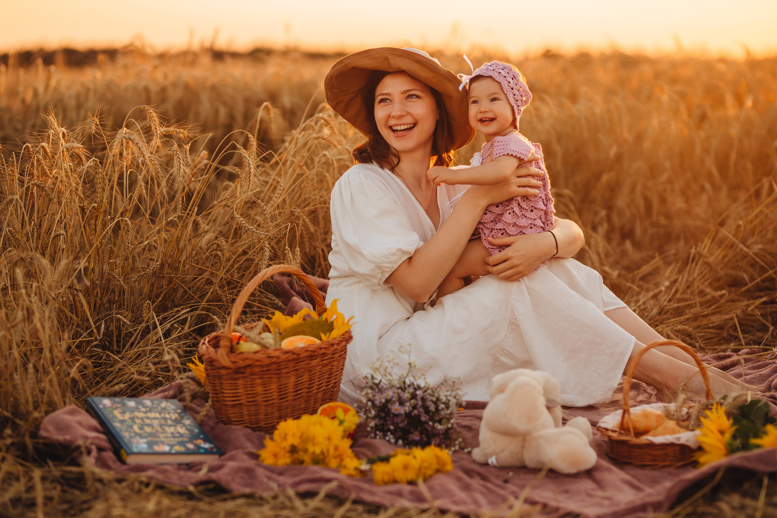 Апельсинчики в поле. Свадебный и семейный фотограф в Туле и области Маша Костина