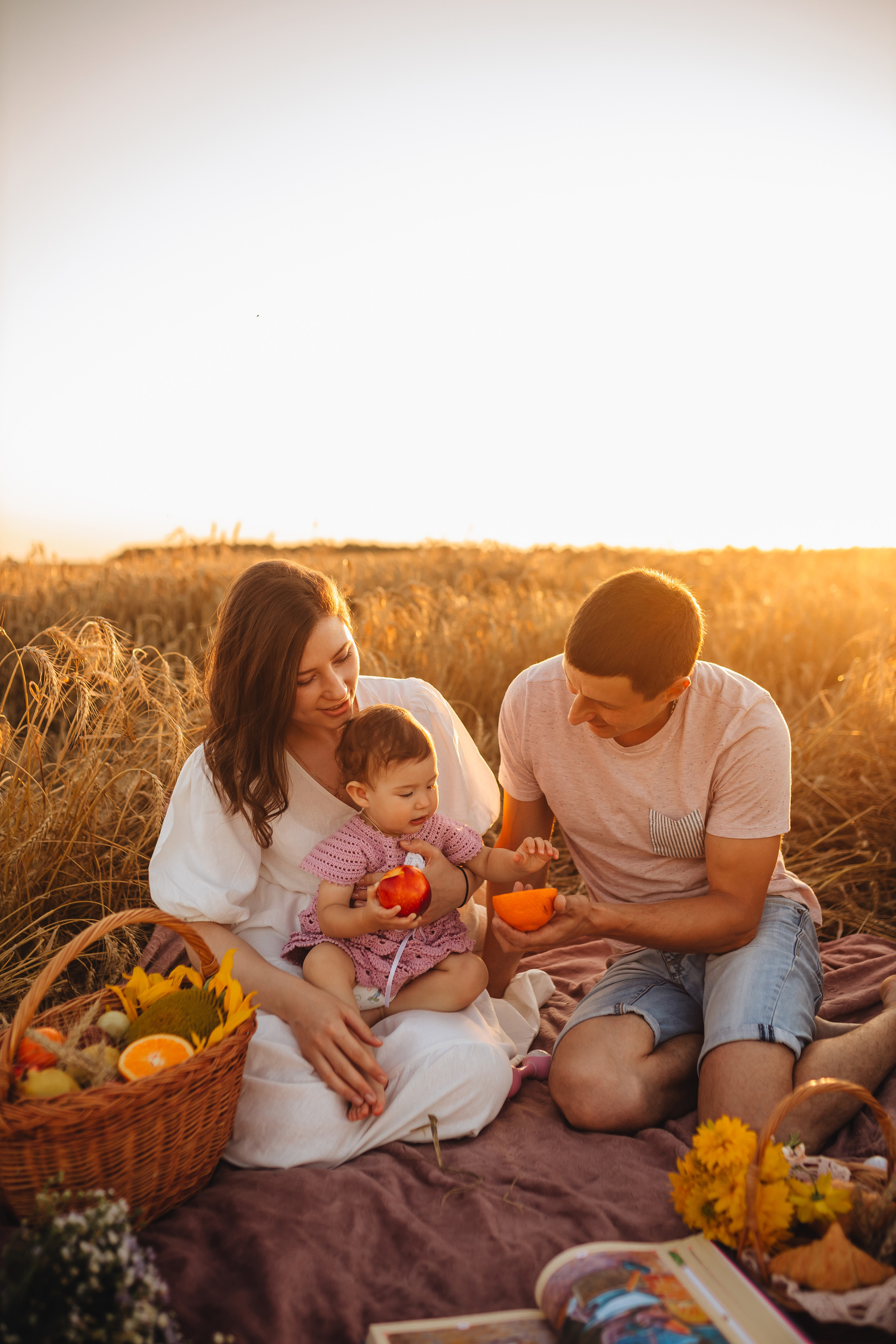 Апельсинчики в поле. Свадебный и семейный фотограф в Туле и области Маша Костина