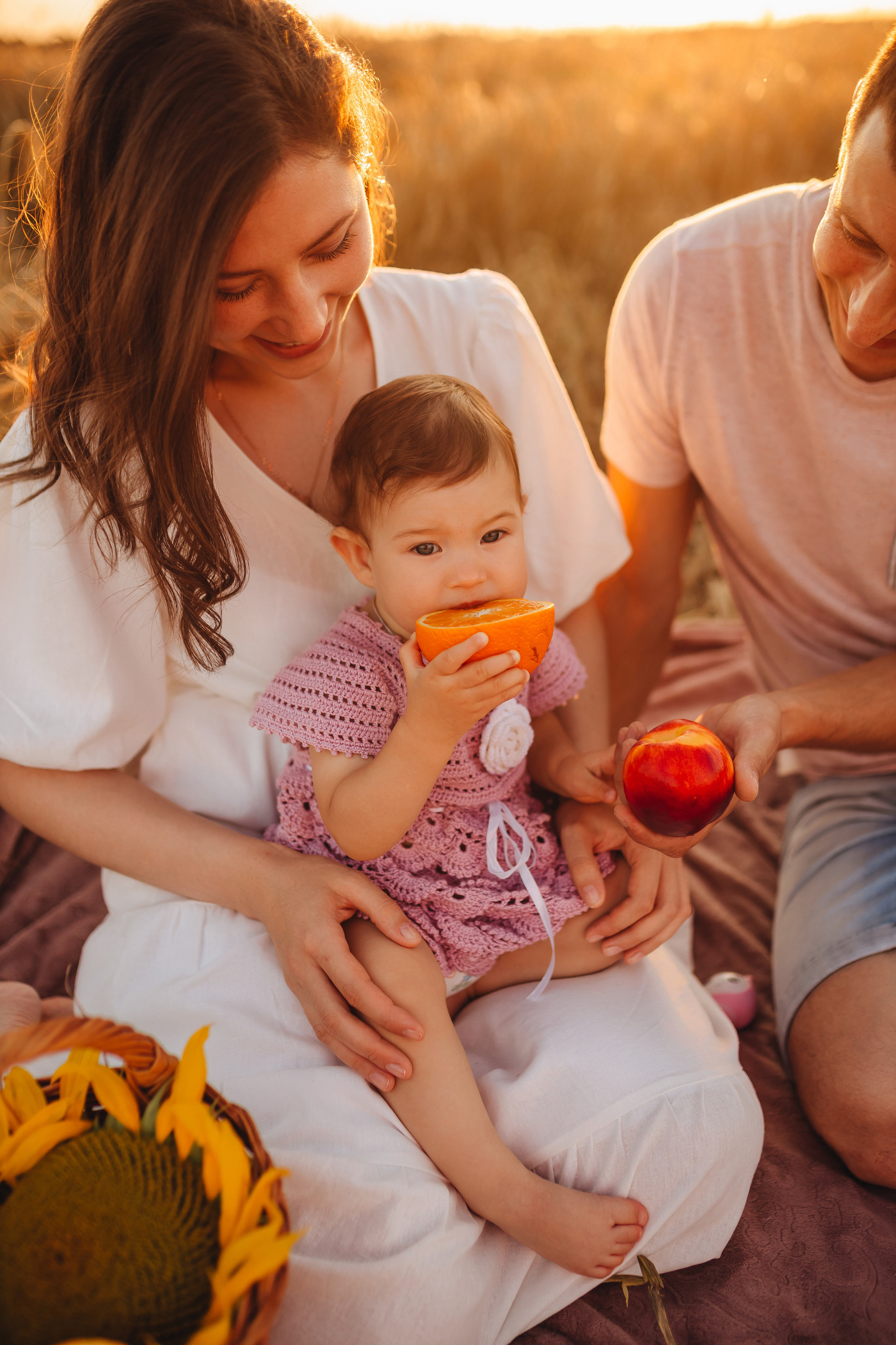 Апельсинчики в поле. Свадебный и семейный фотограф в Туле и области Маша Костина