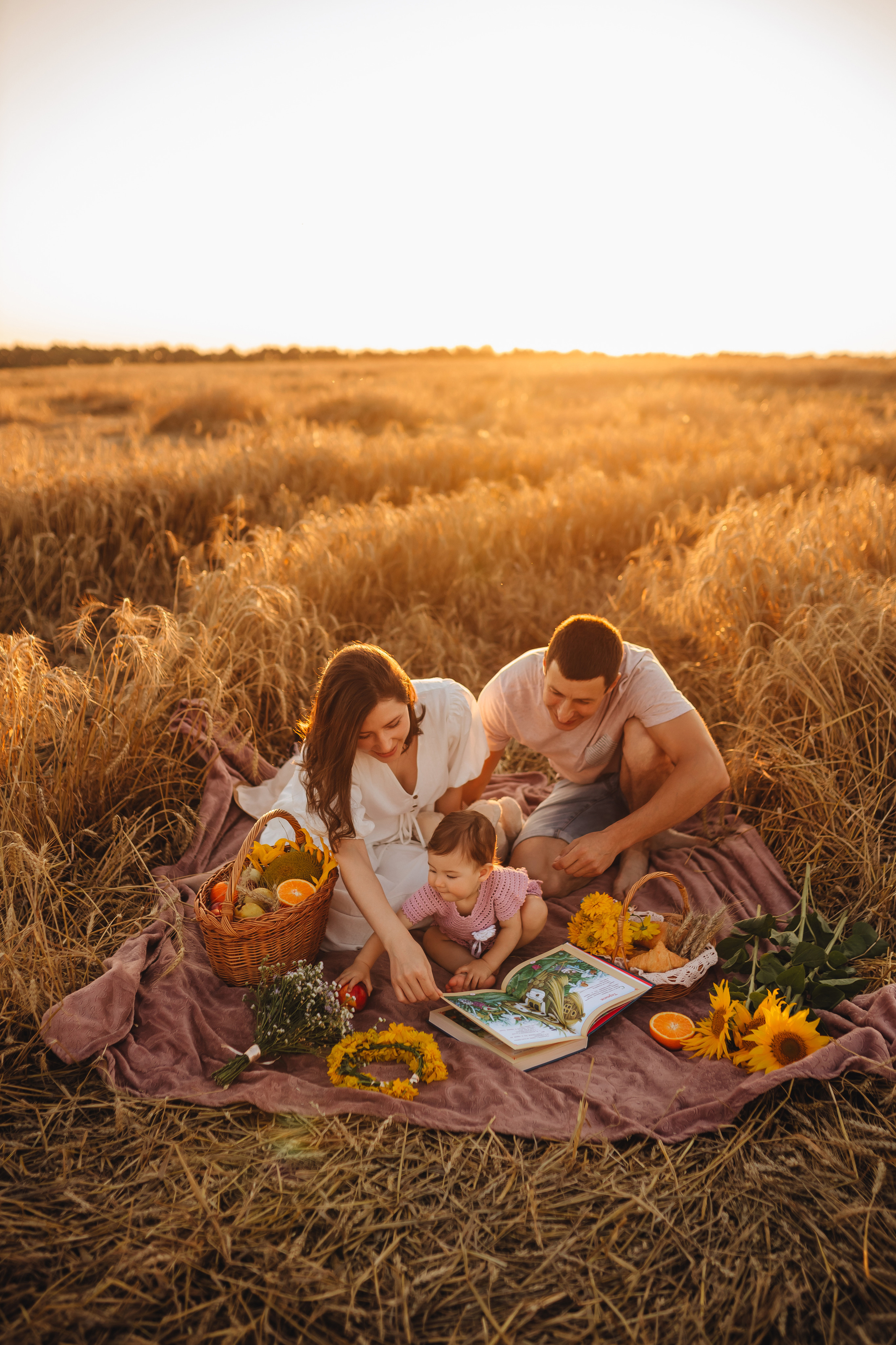 Апельсинчики в поле. Свадебный и семейный фотограф в Туле и области Маша Костина