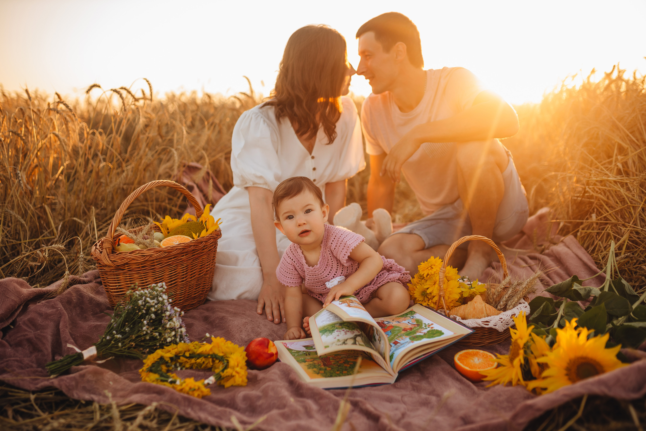 Апельсинчики в поле. Свадебный и семейный фотограф в Туле и области Маша Костина