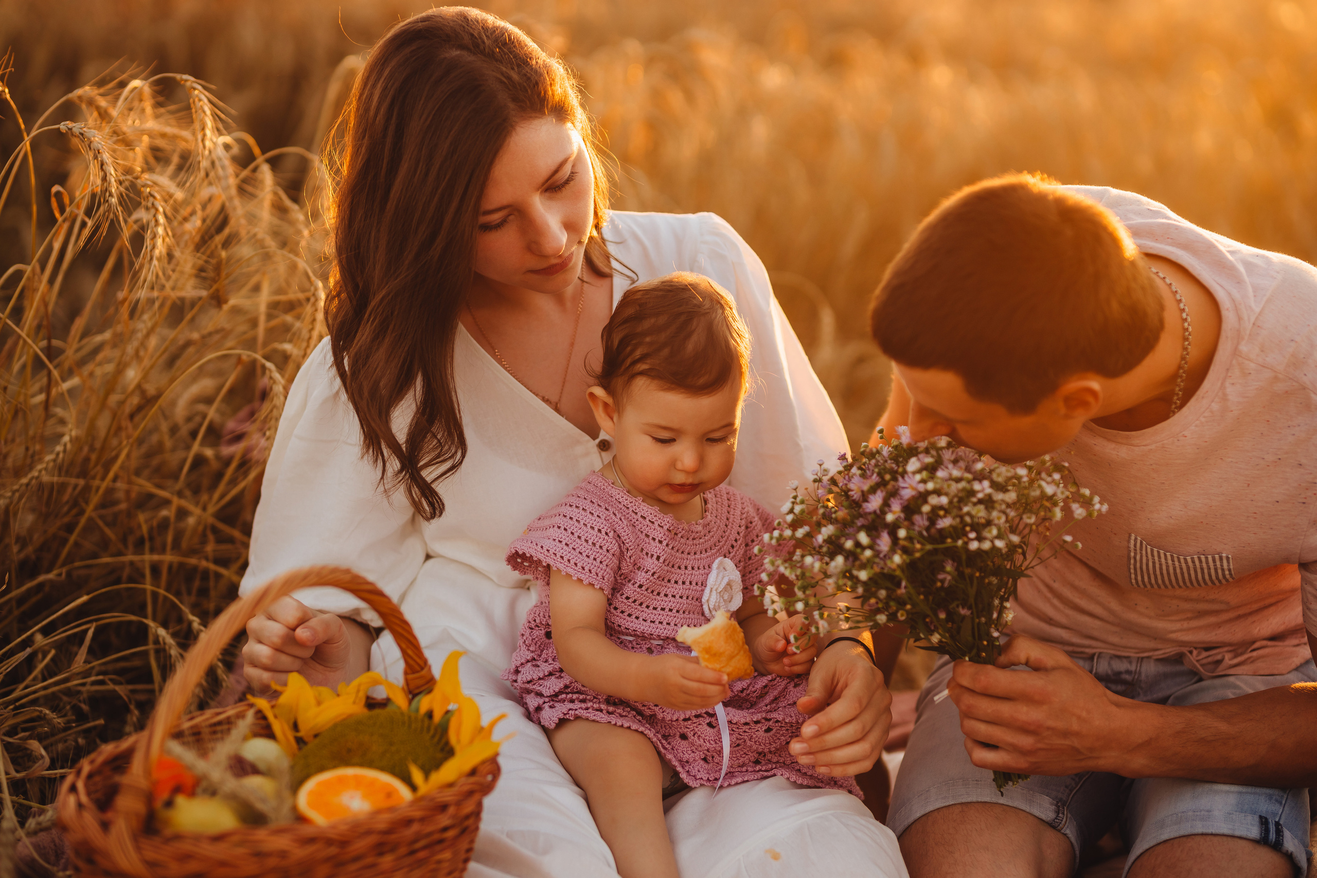Апельсинчики в поле. Свадебный и семейный фотограф в Туле и области Маша Костина