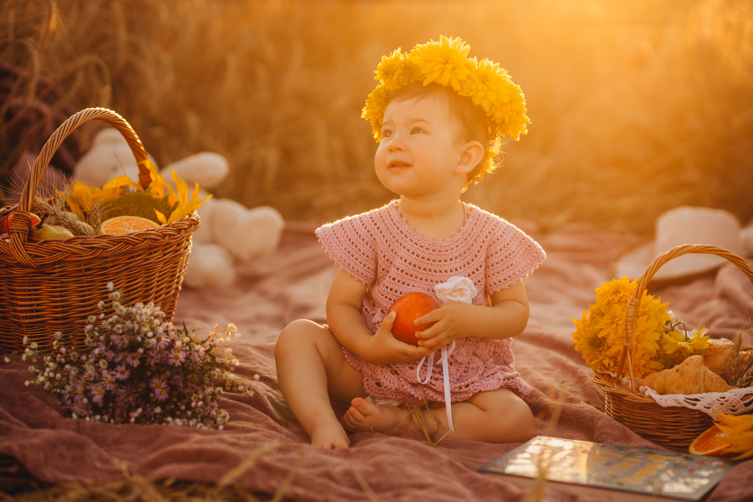 Апельсинчики в поле. Свадебный и семейный фотограф в Туле и области Маша Костина
